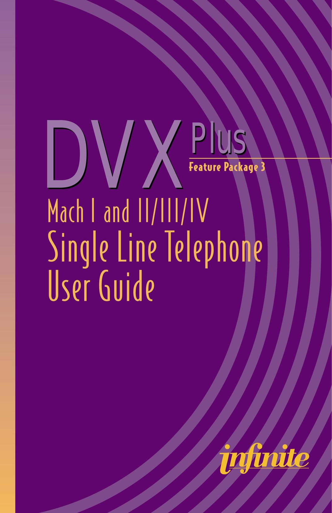 Infinite Peripherals II/III/IV Telephone User Manual
