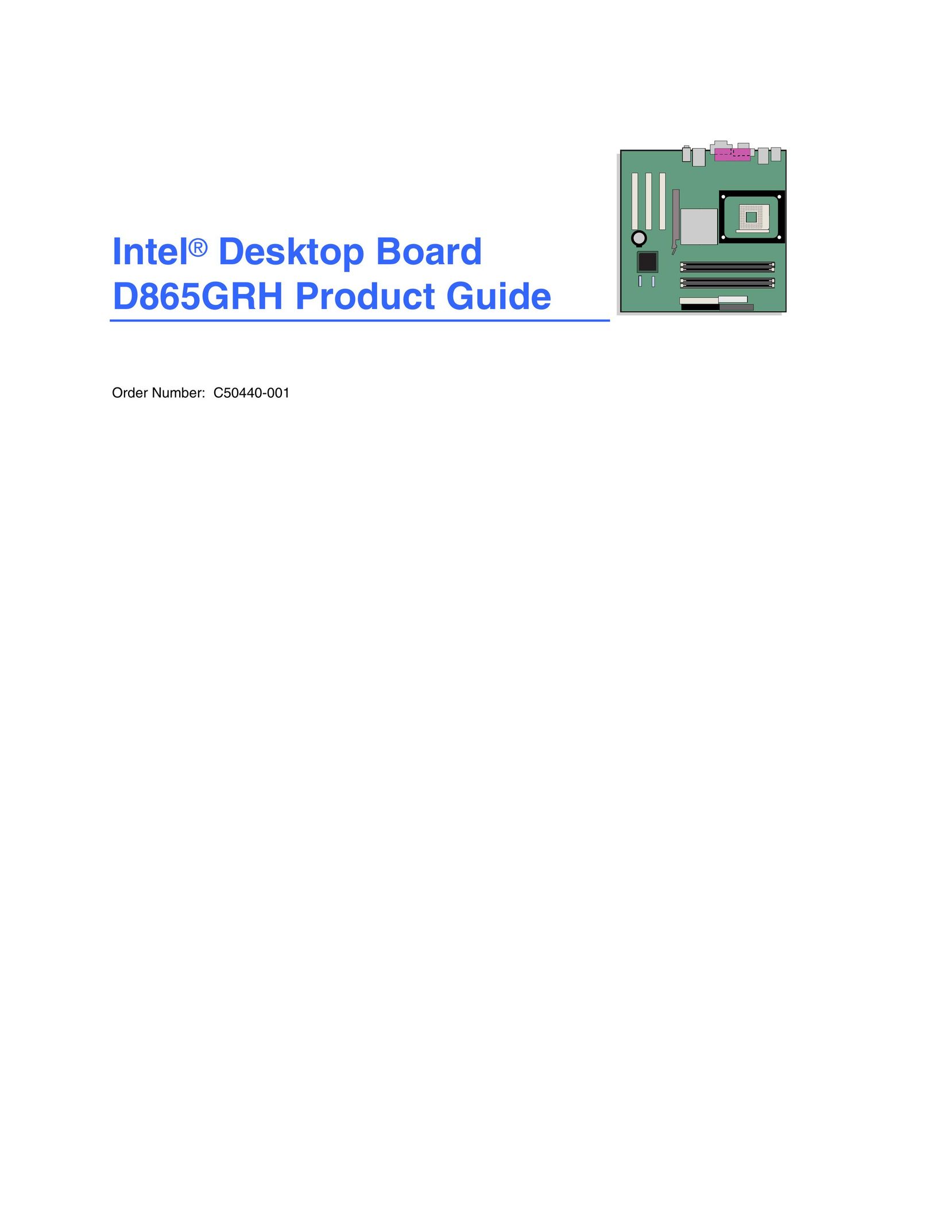 Intel D865GRH Telephone User Manual