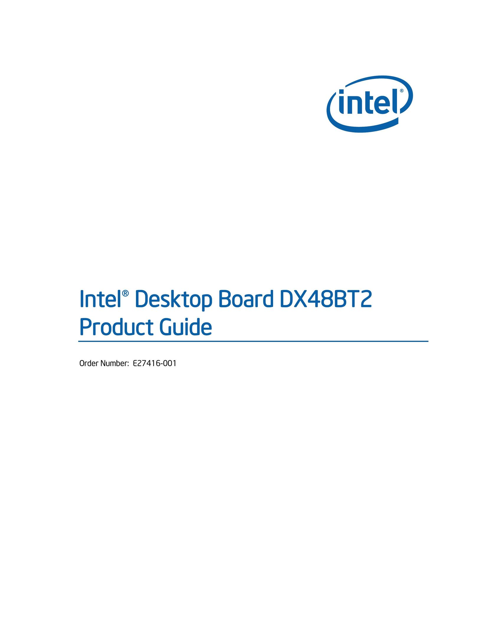 Intel DX48BT2 Telephone User Manual