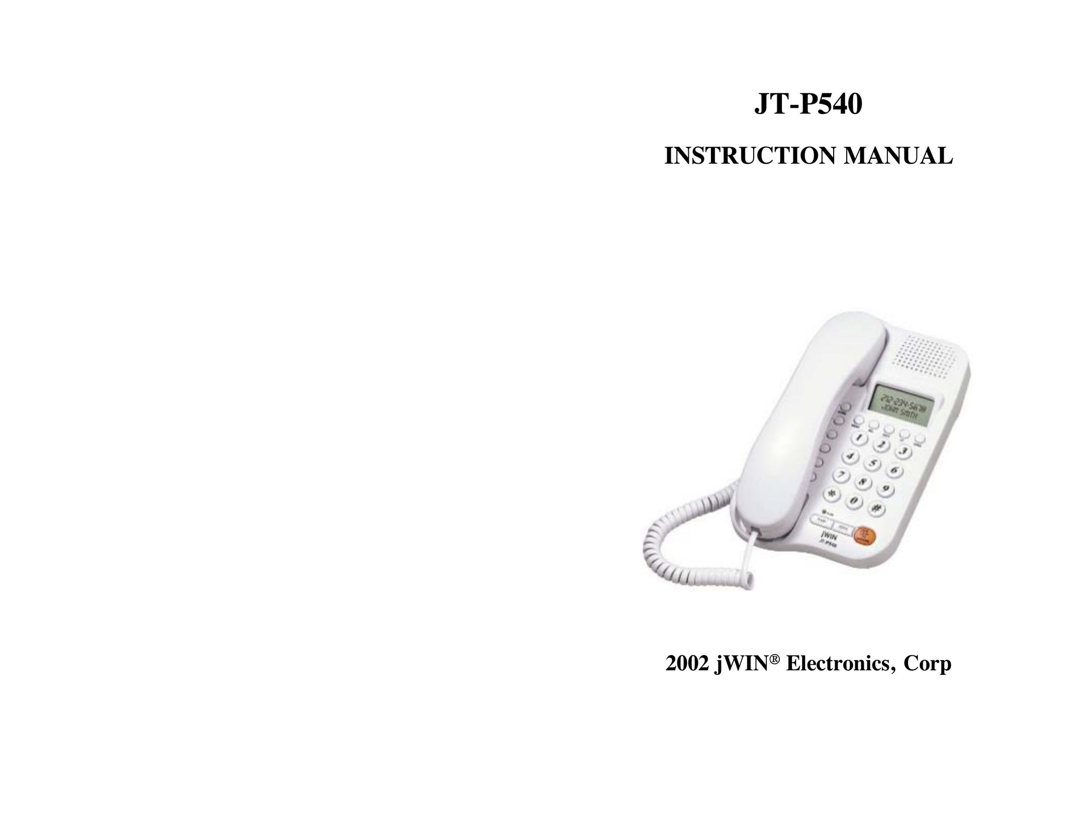 Jwin JT-P540 Telephone User Manual