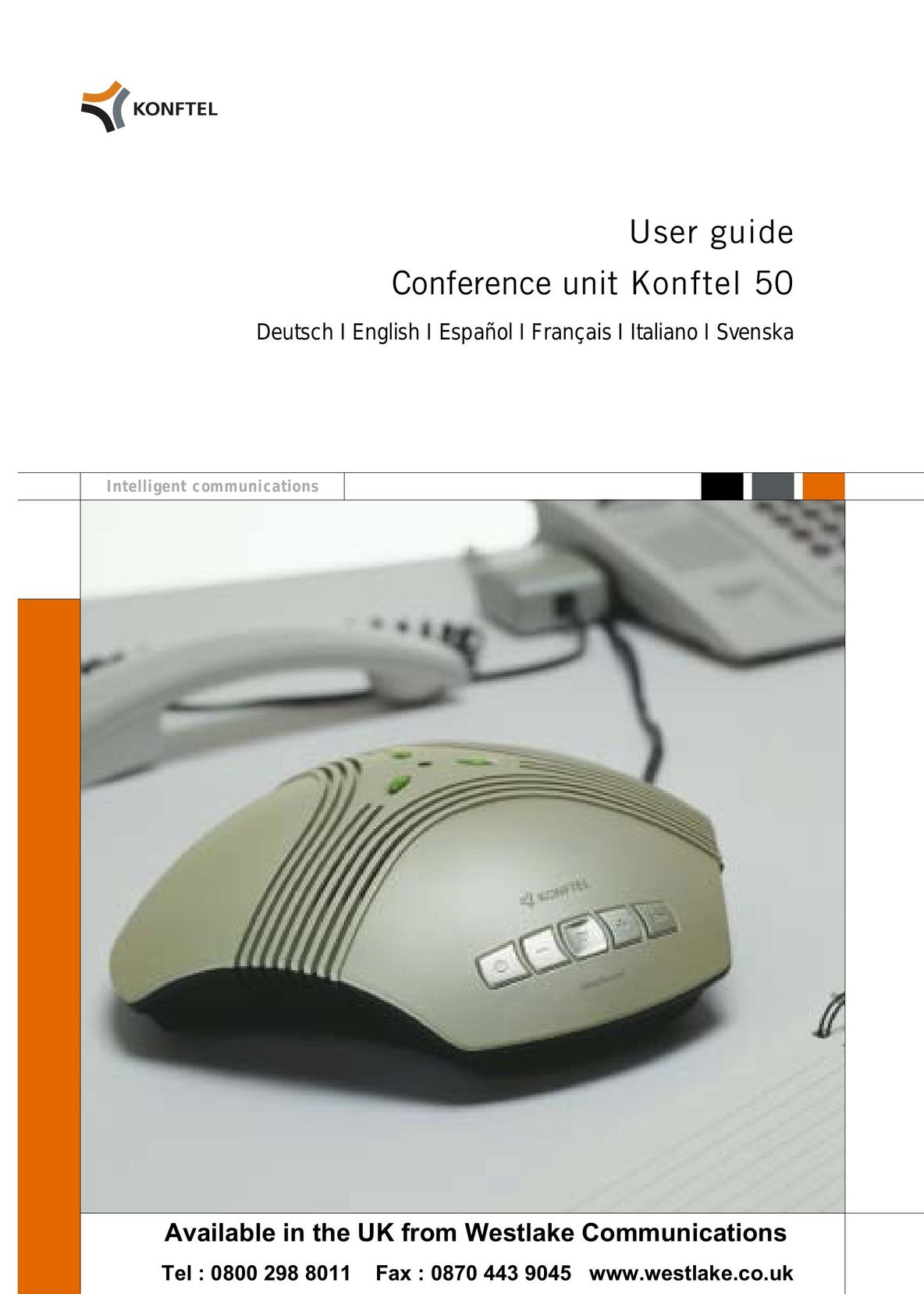 Konftel 50 Telephone User Manual