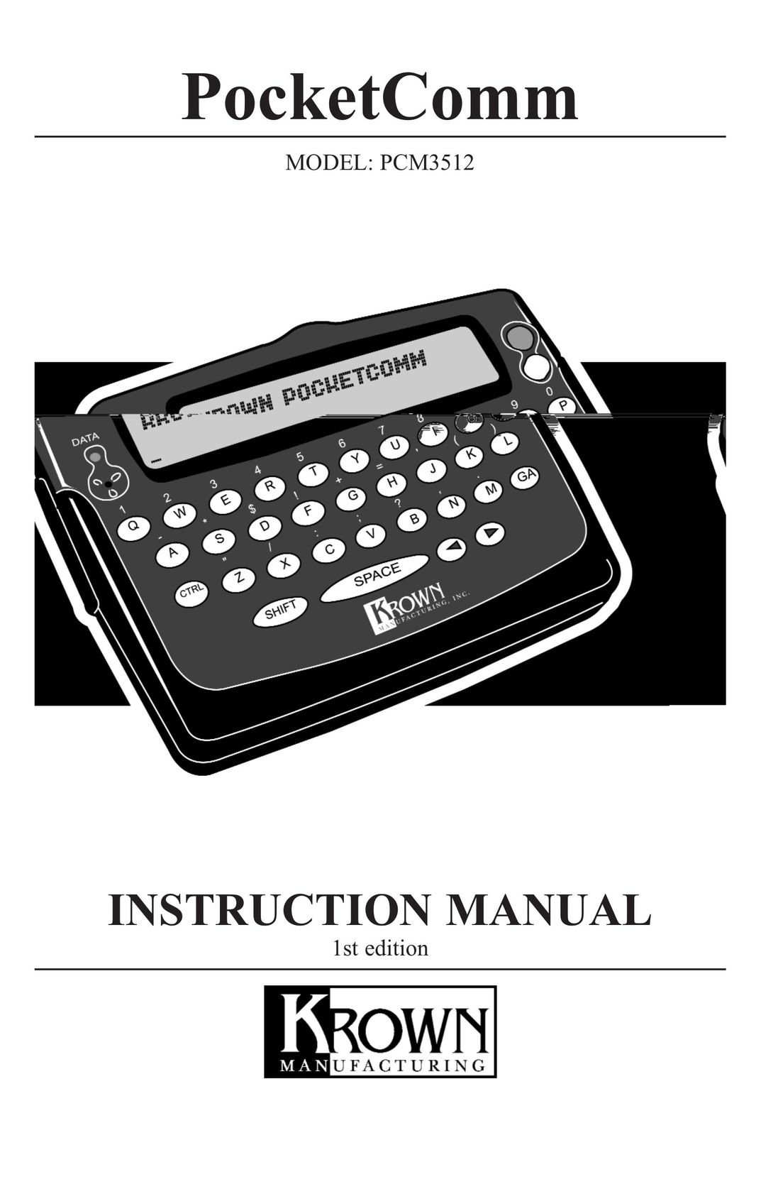 Krown Manufacturing PCM3512 Telephone User Manual
