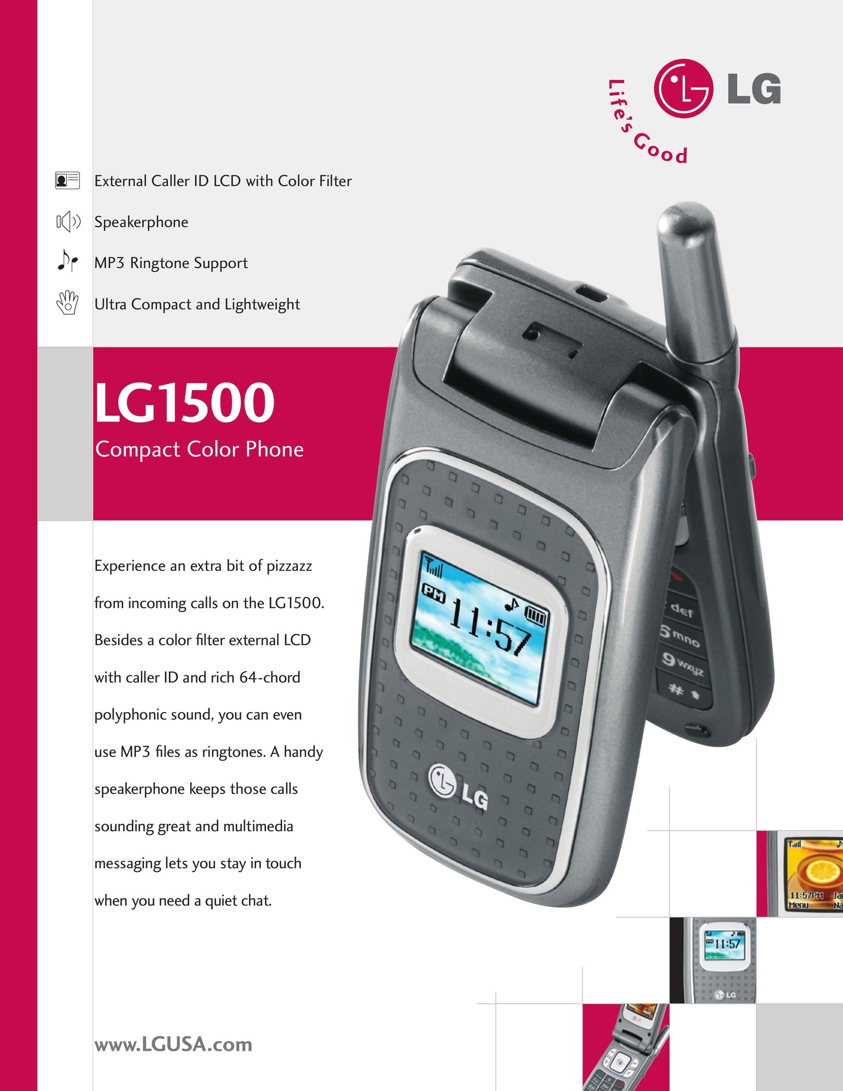 LG Electronics 1500 Telephone User Manual