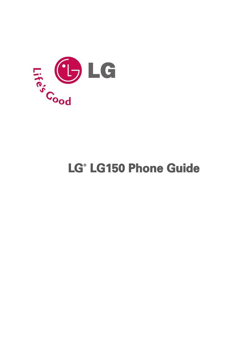 LG Electronics PHONE 150 Telephone User Manual
