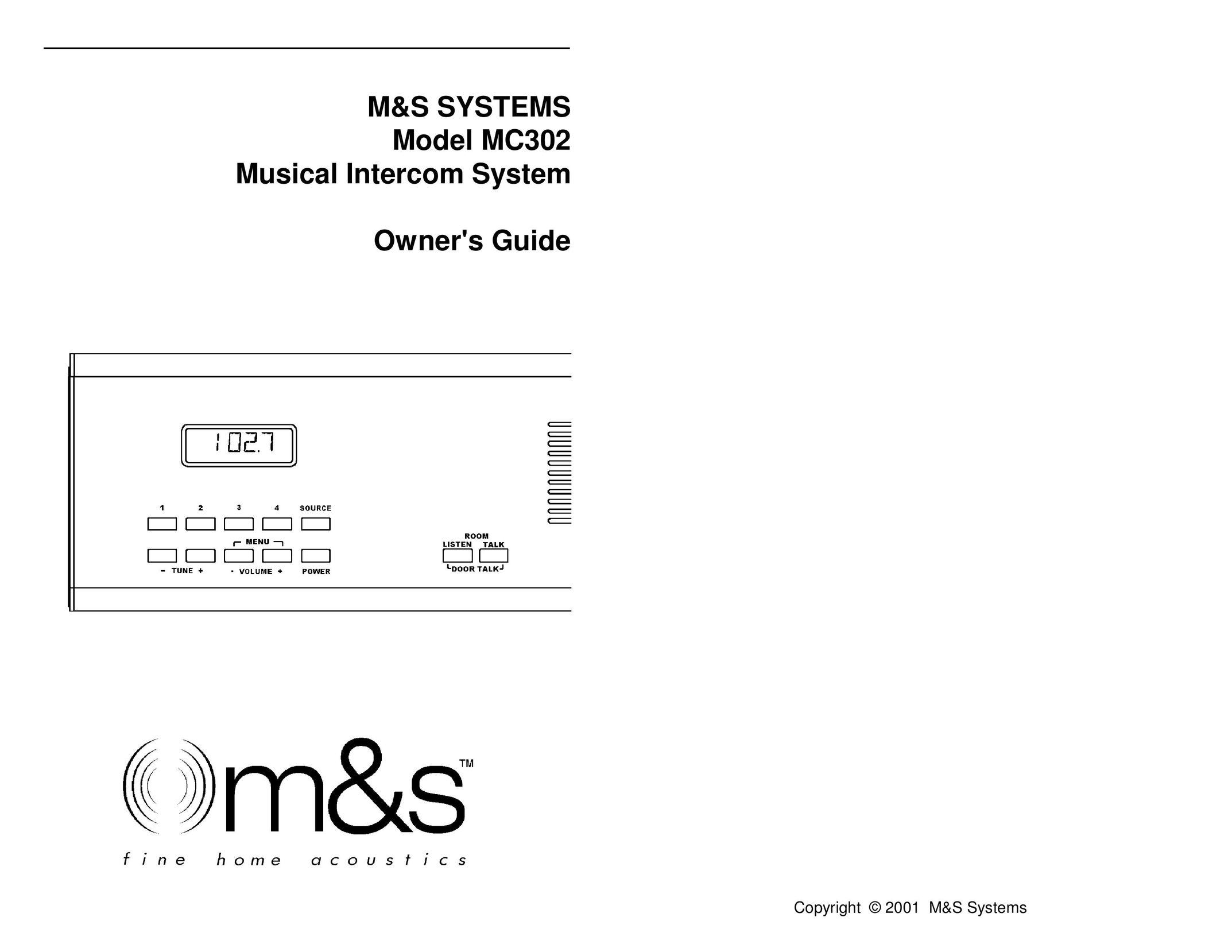 M&S Systems MC30 Telephone User Manual