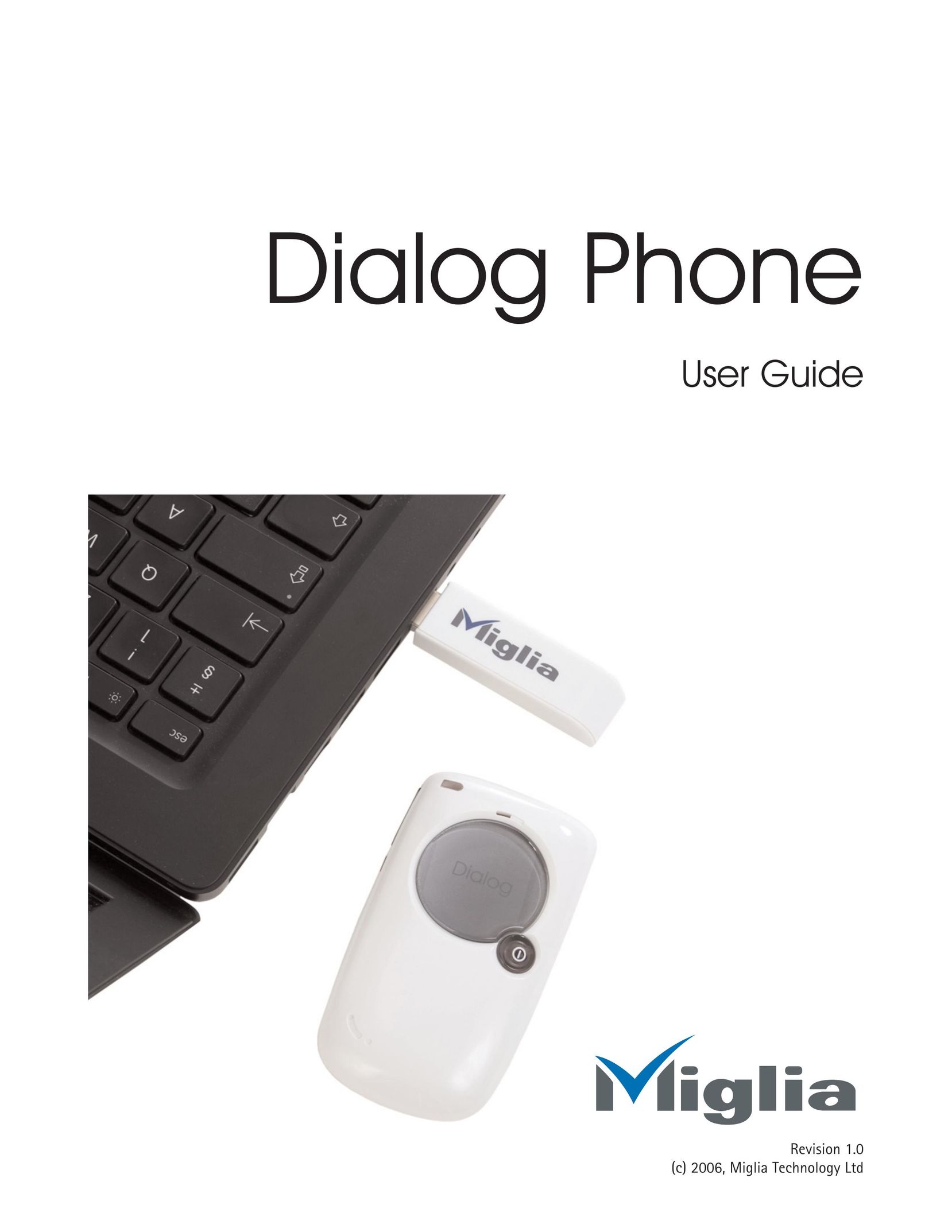 Miglia Technology Dialog Phone Telephone User Manual