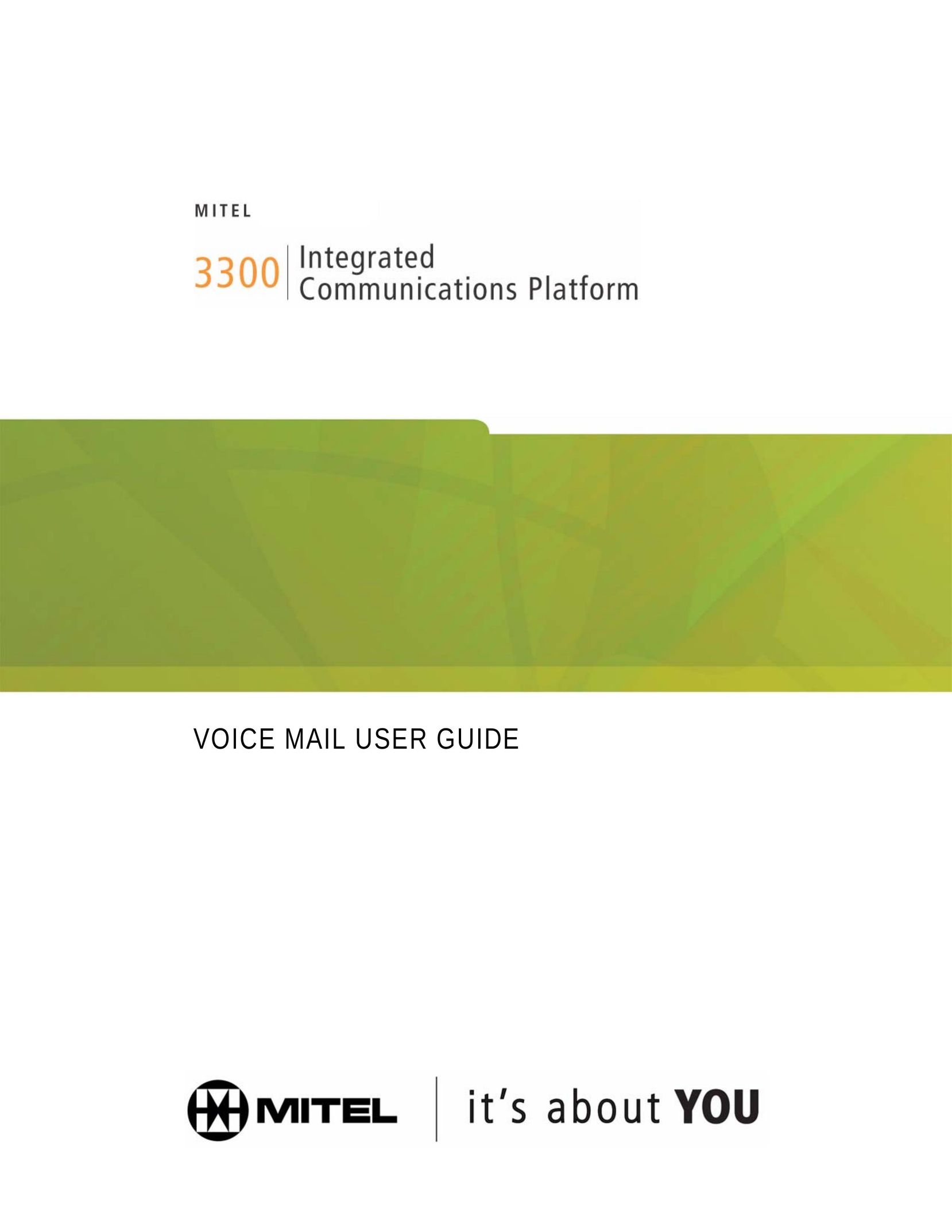 Mitel 3300 Telephone User Manual