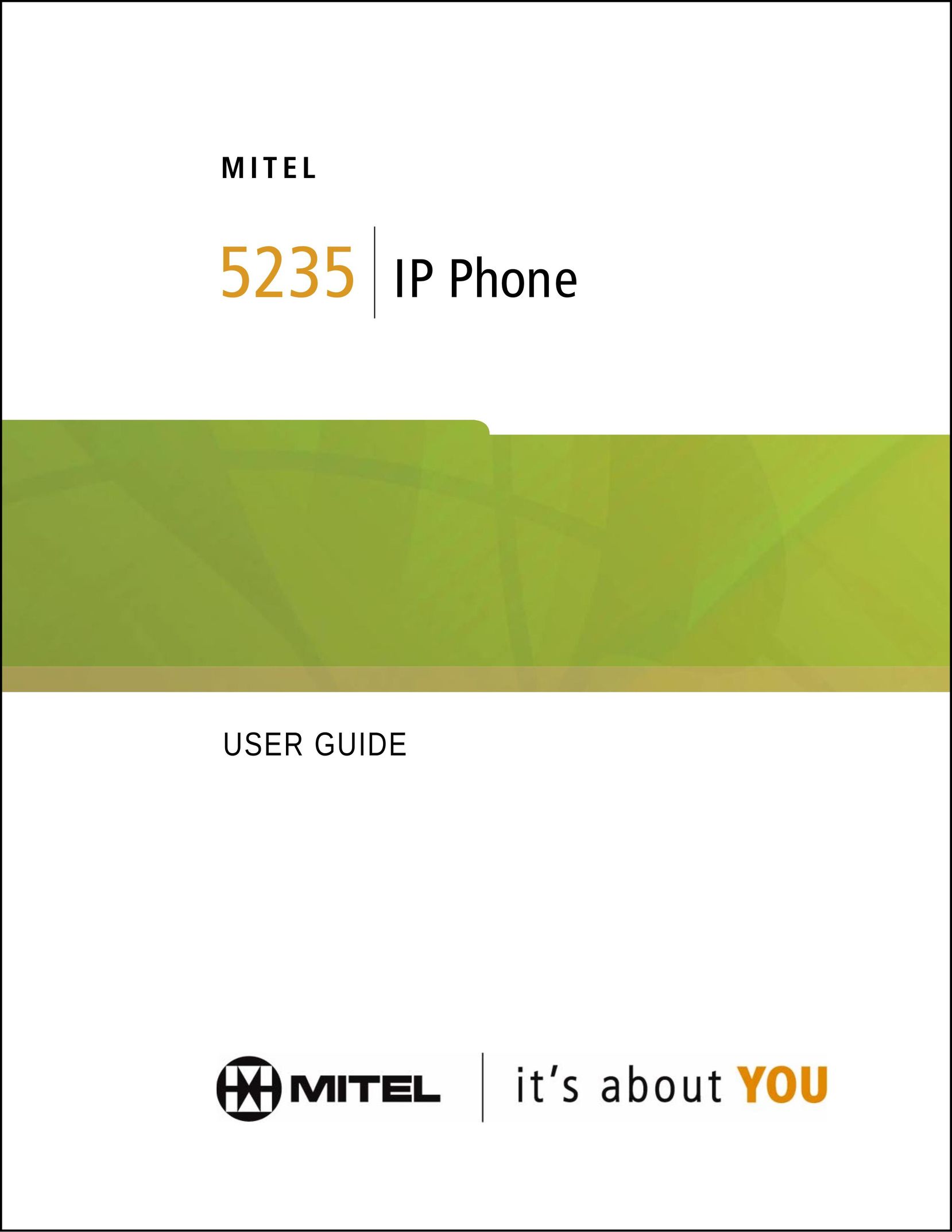 Mitel 5235 Telephone User Manual
