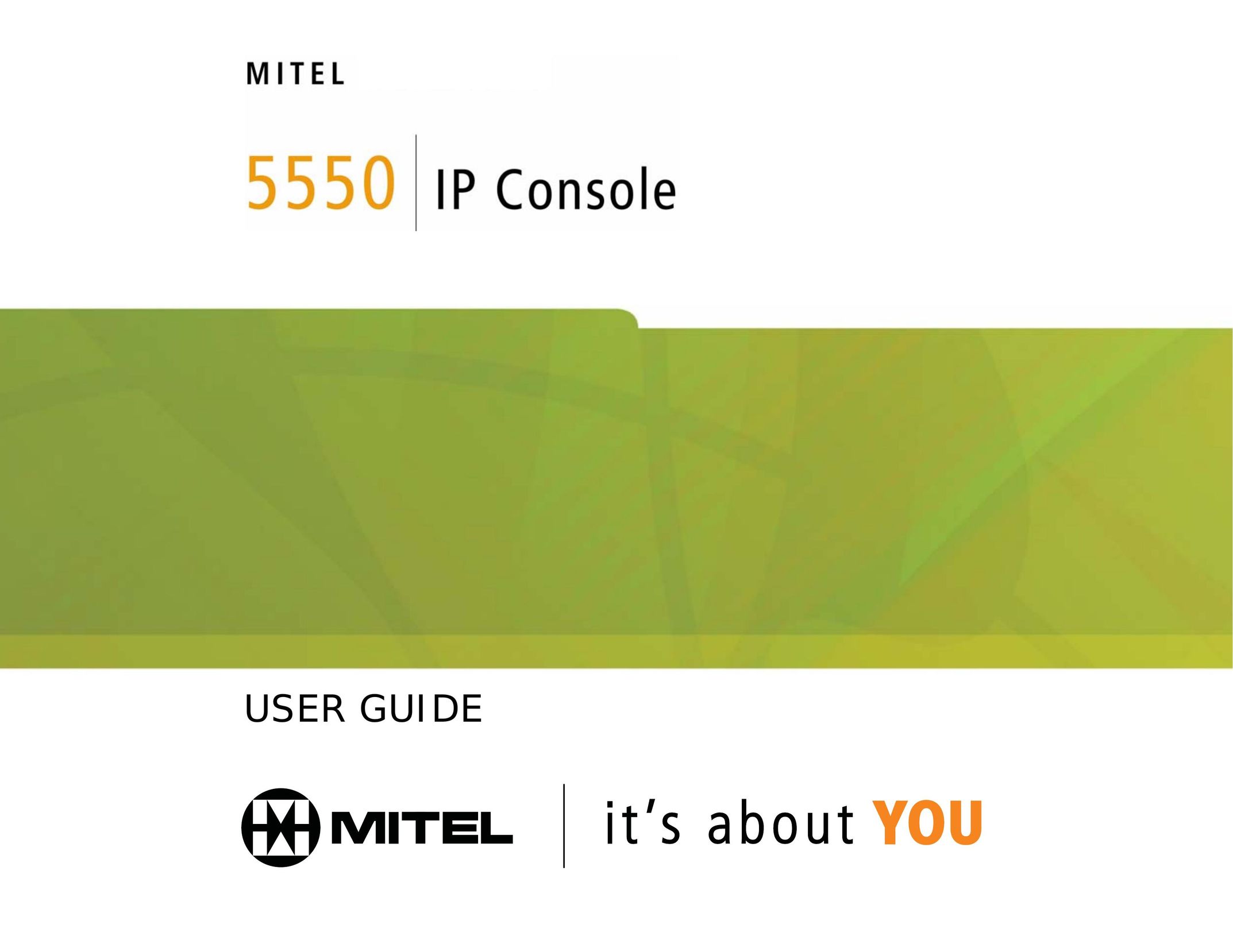 Mitel 5550 IP Console Telephone User Manual