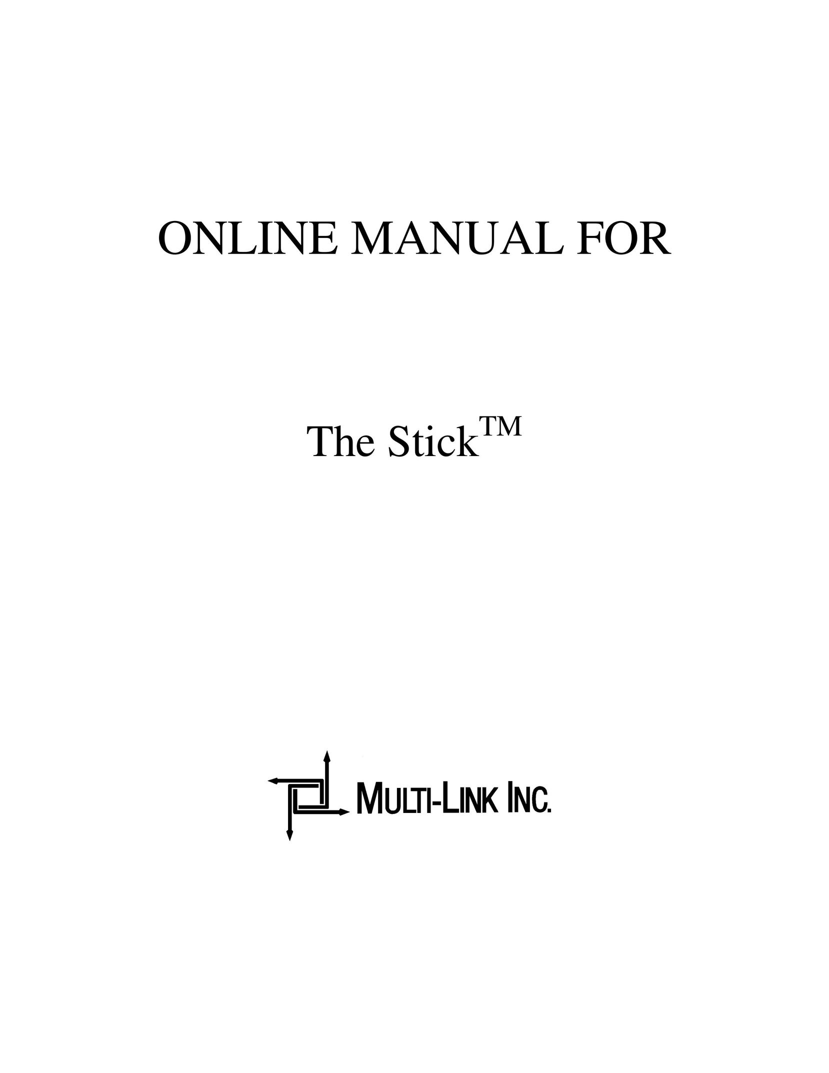 Multi-Link Stick Telephone User Manual