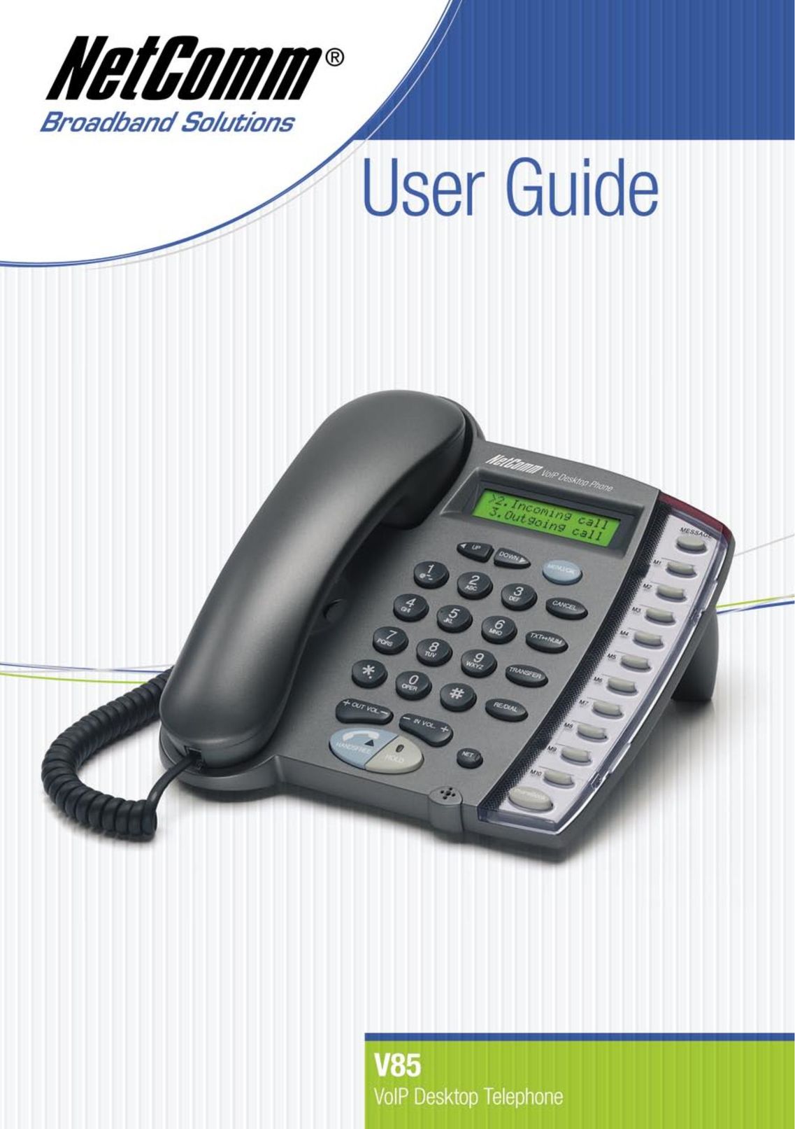 NetComm V85 Telephone User Manual