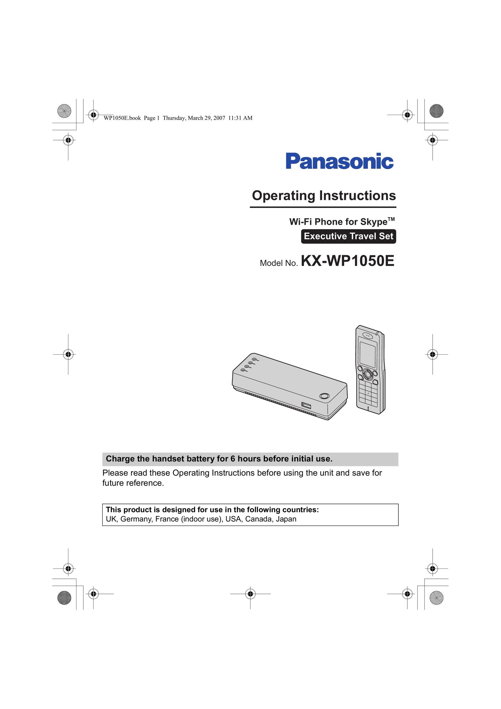 Panasonic KW-WP1050E Telephone User Manual