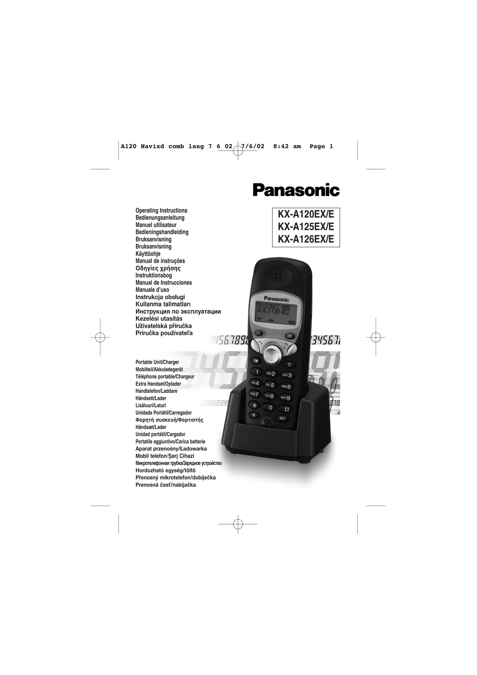 Panasonic KX-A120EX/E Telephone User Manual