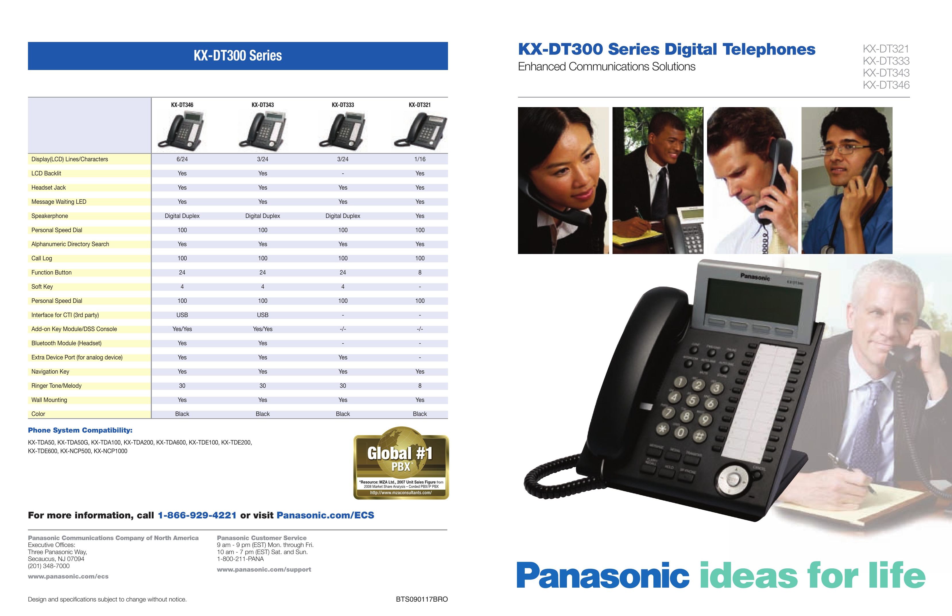 Panasonic KX-DT300 Telephone User Manual