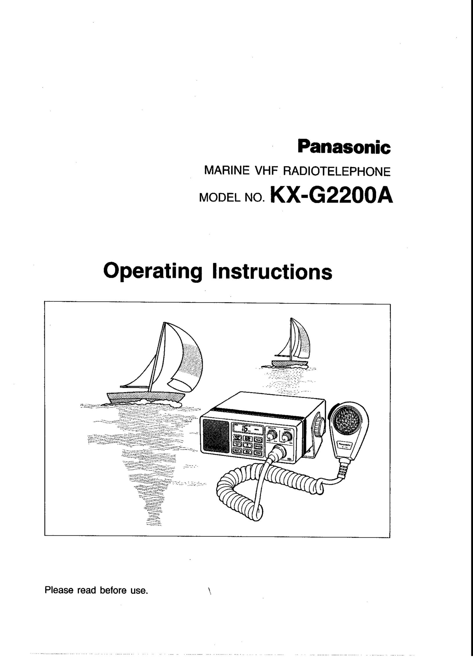 Panasonic KX-G2200A Telephone User Manual