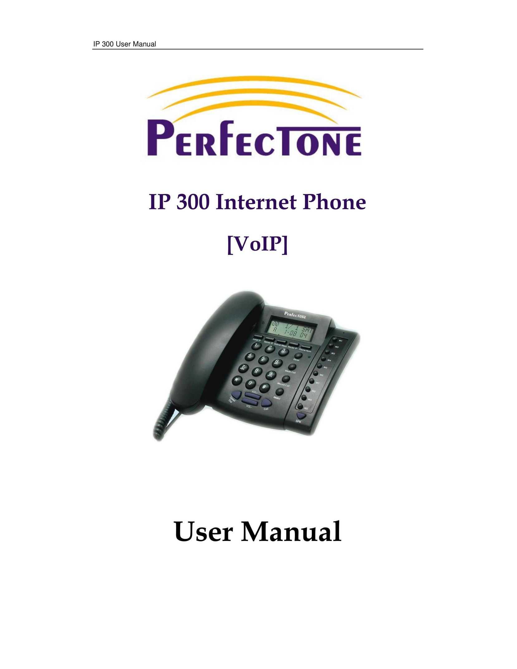 Perfectone Net Ware IP 300 Telephone User Manual