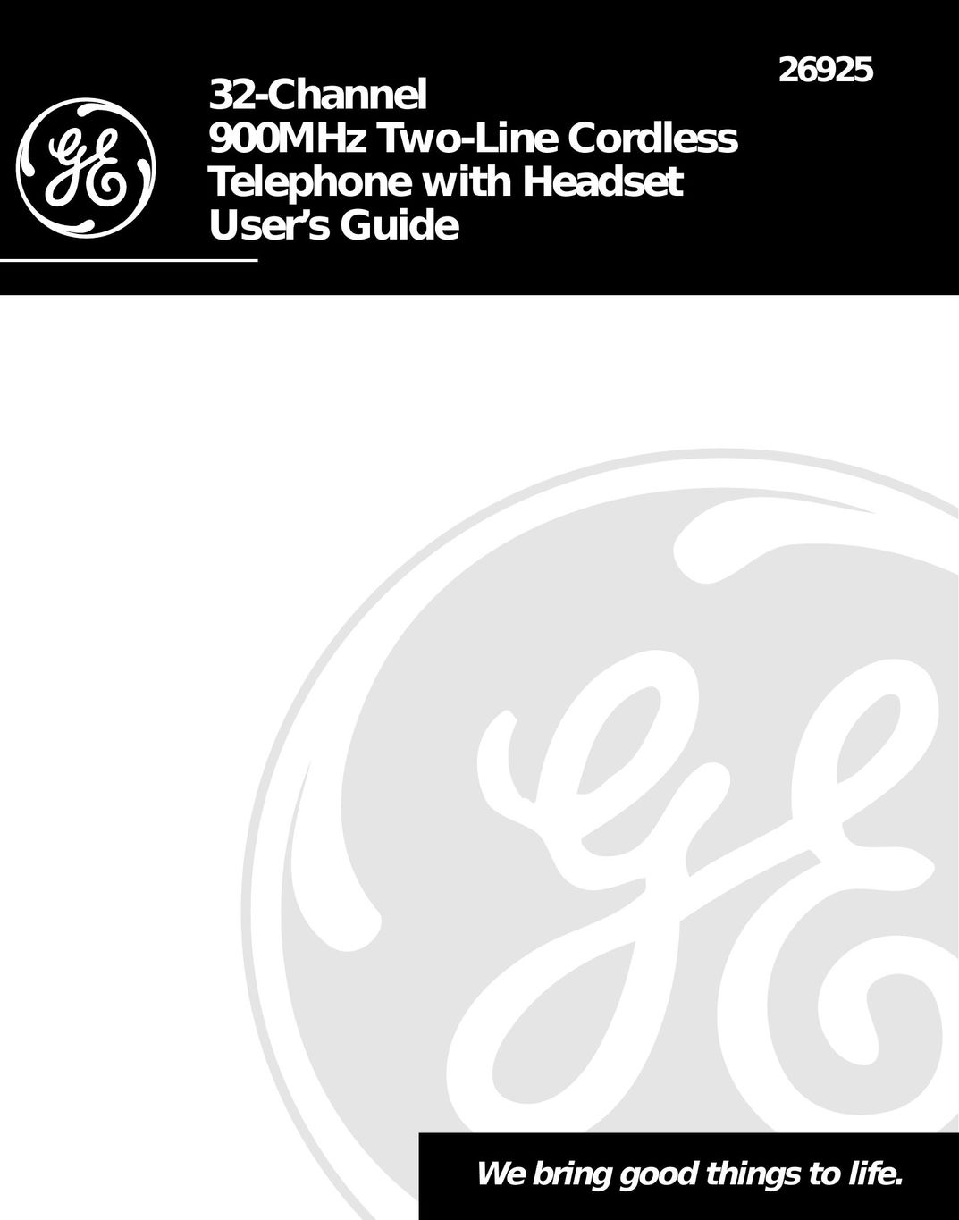 RCA 26925A Telephone User Manual