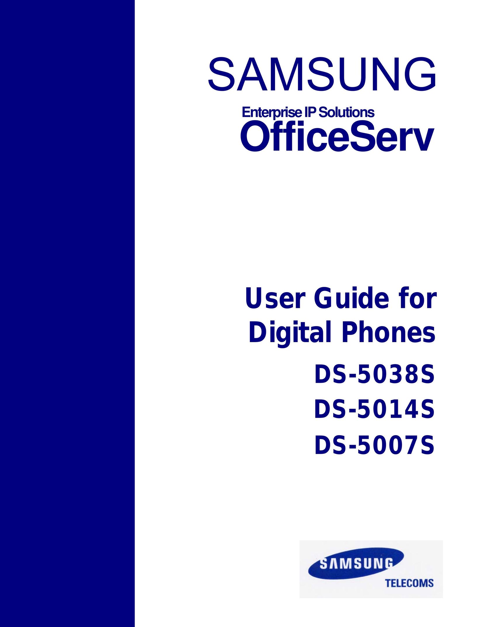 Samsung DS-5038S Telephone User Manual