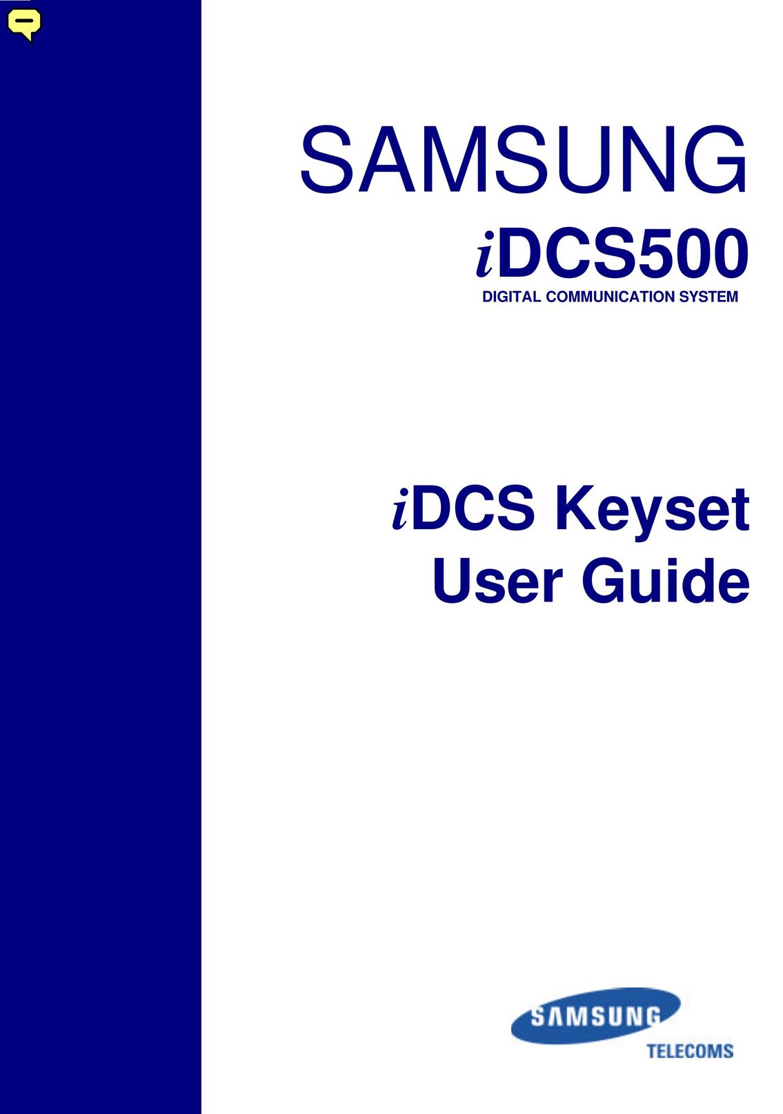 Samsung iDCS500 Telephone User Manual