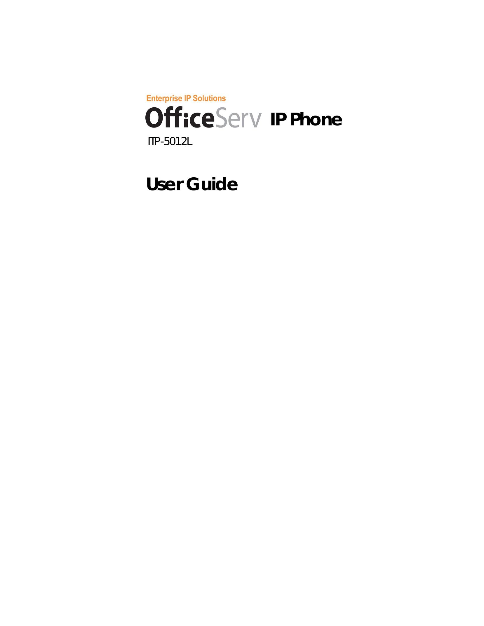 Samsung ITP-5012L Telephone User Manual