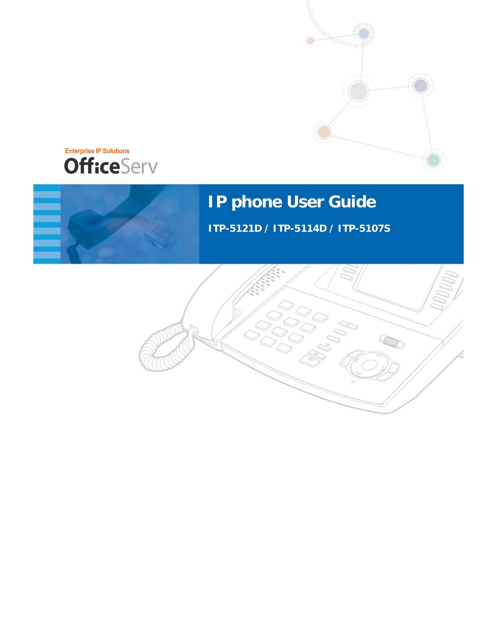 Samsung ITP-5107S Telephone User Manual