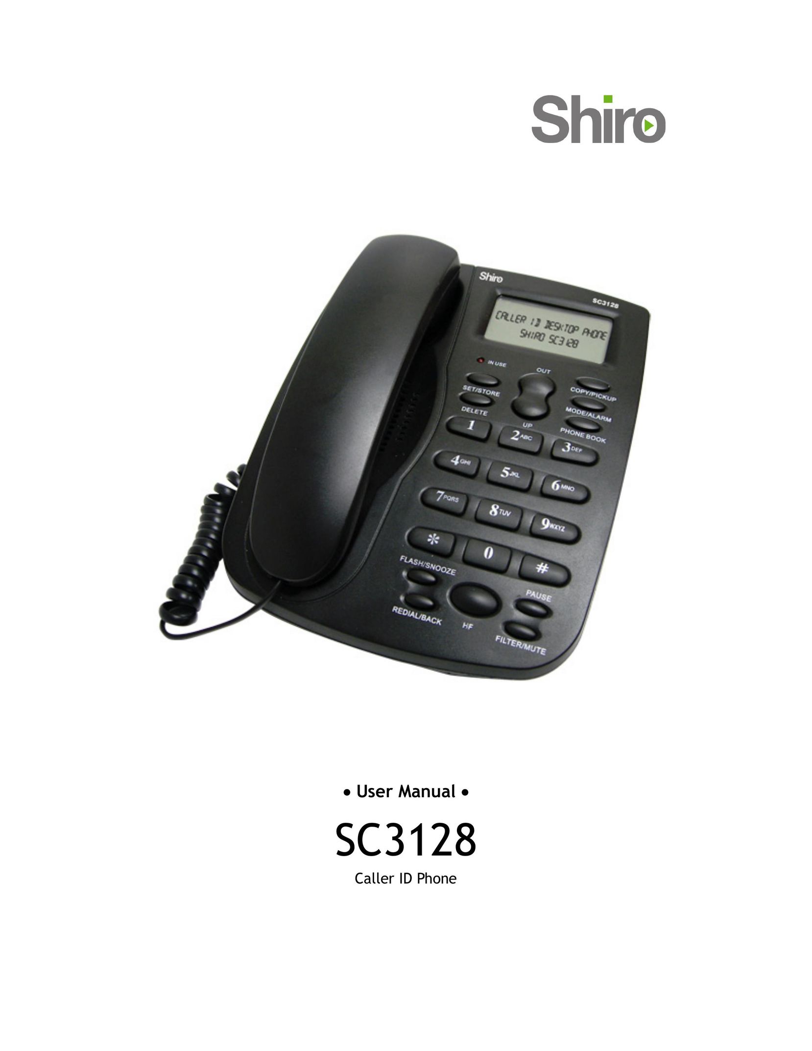 Shiro SC3128 Telephone User Manual