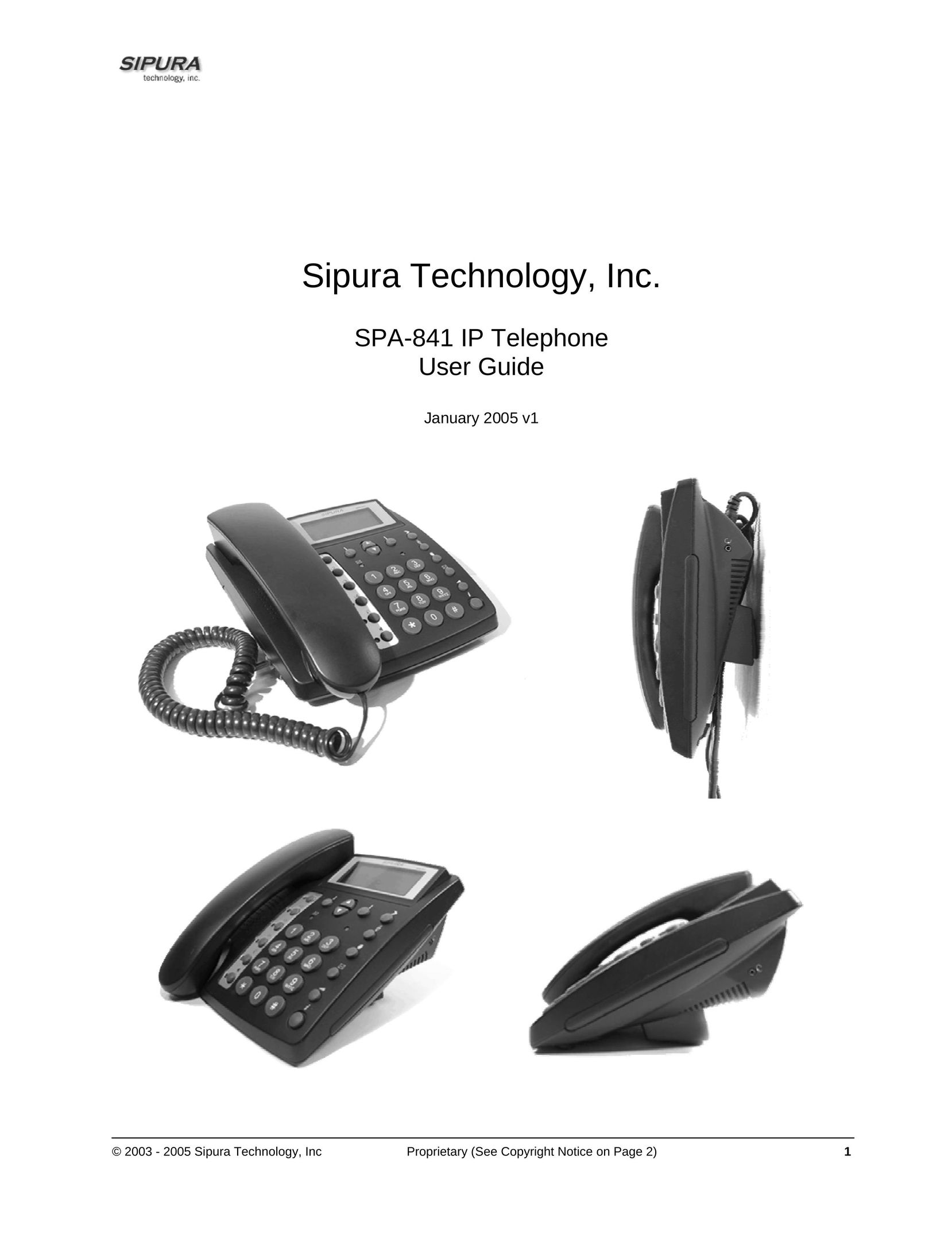 Sipura Technology SPA-841 Telephone User Manual