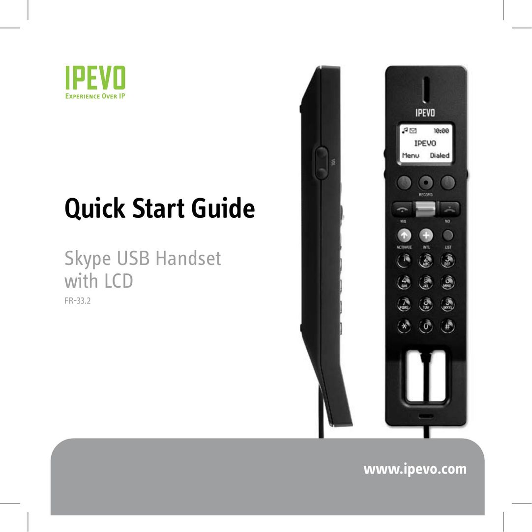 Skype FR-33.2 Telephone User Manual