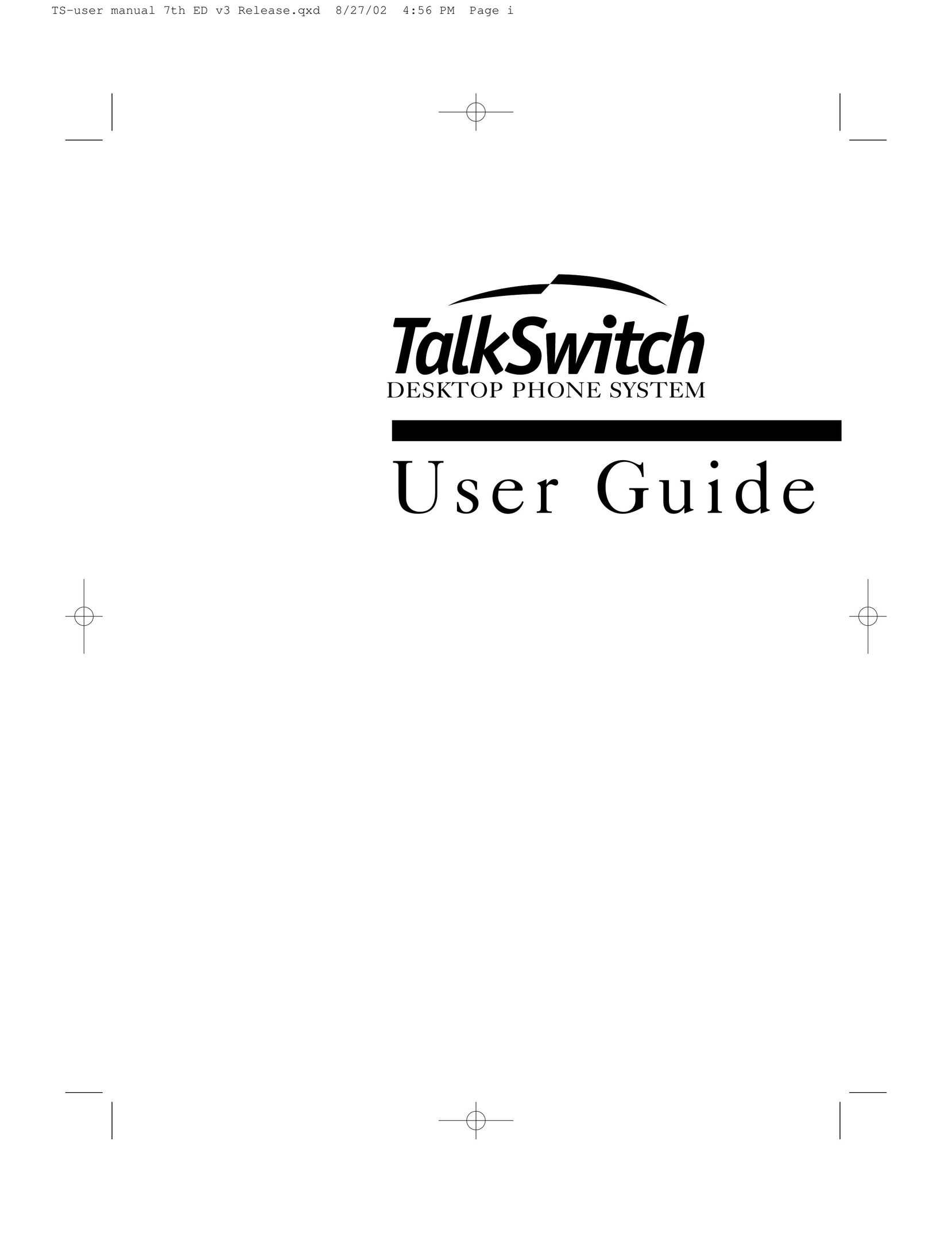 Talkswitch 48 Telephone User Manual
