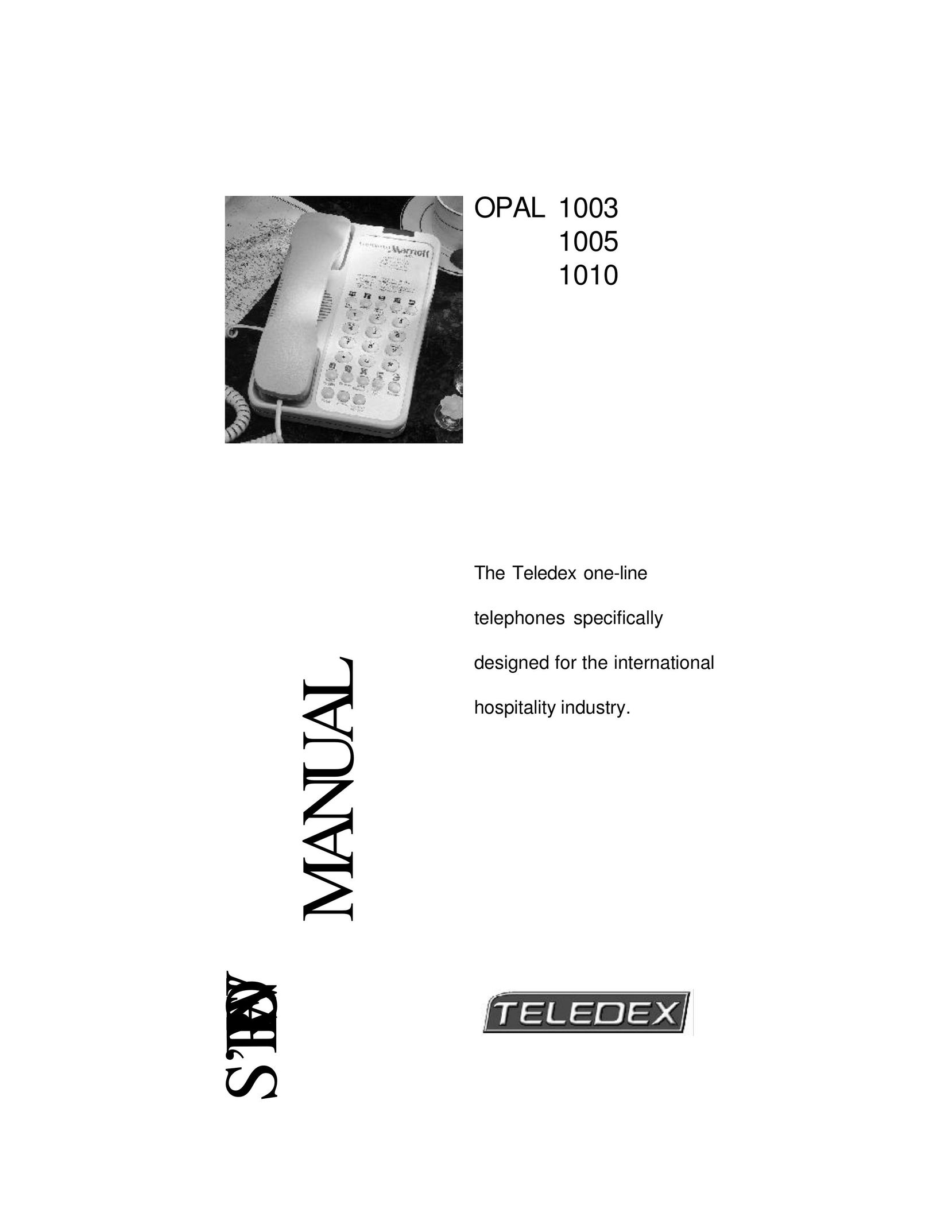 Teledex 1003 Telephone User Manual