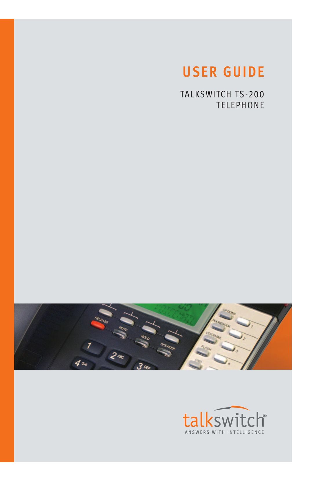 TOA Electronics TS-200 Telephone User Manual
