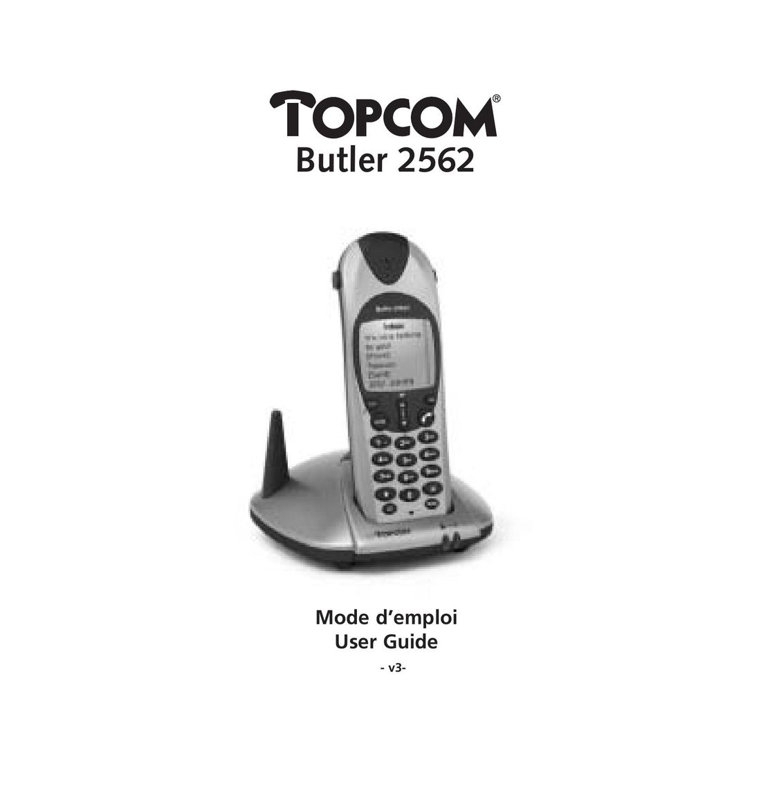 Topcom 2562 Telephone User Manual
