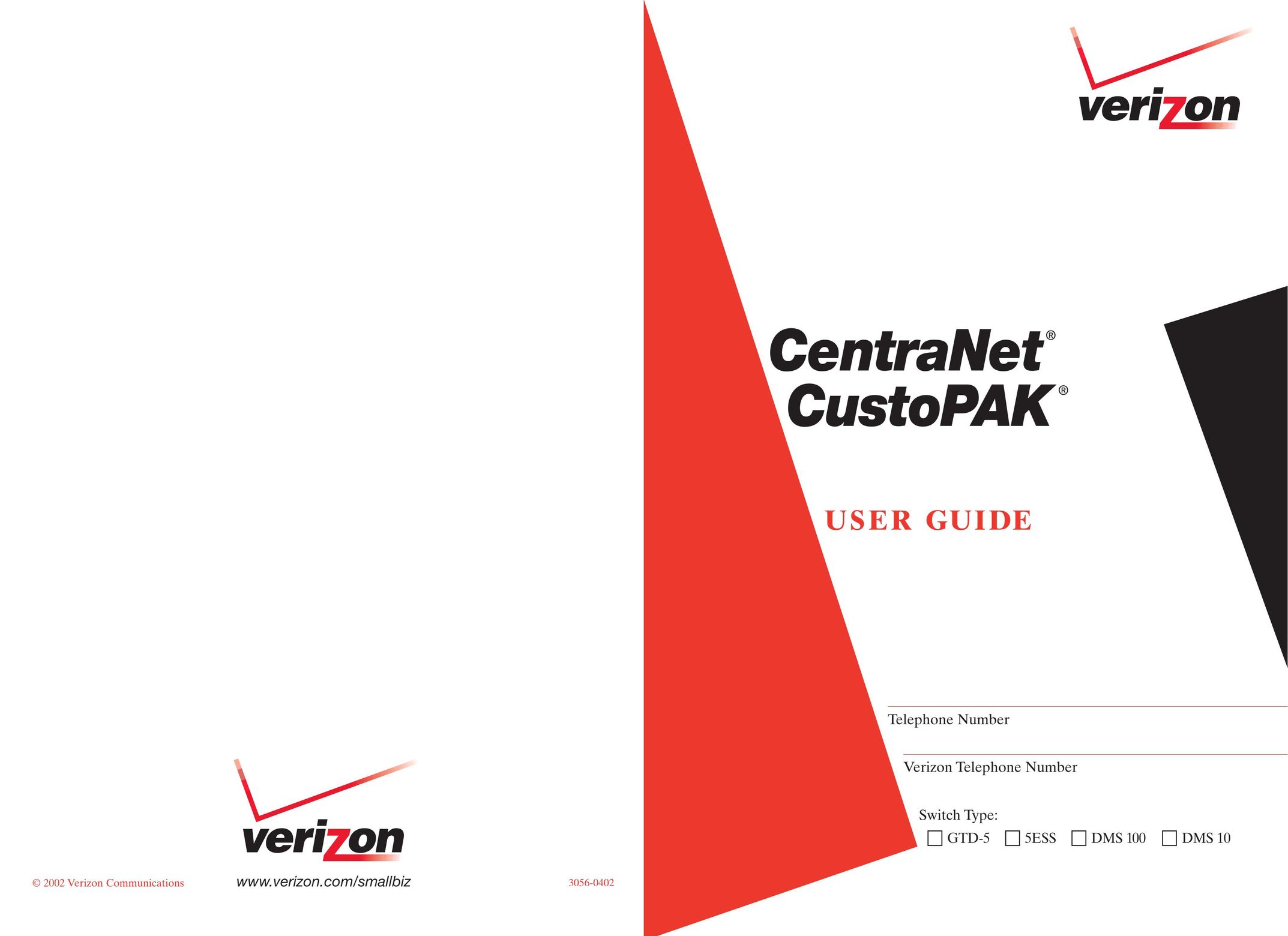 Verizon CustoPAK Telephone User Manual