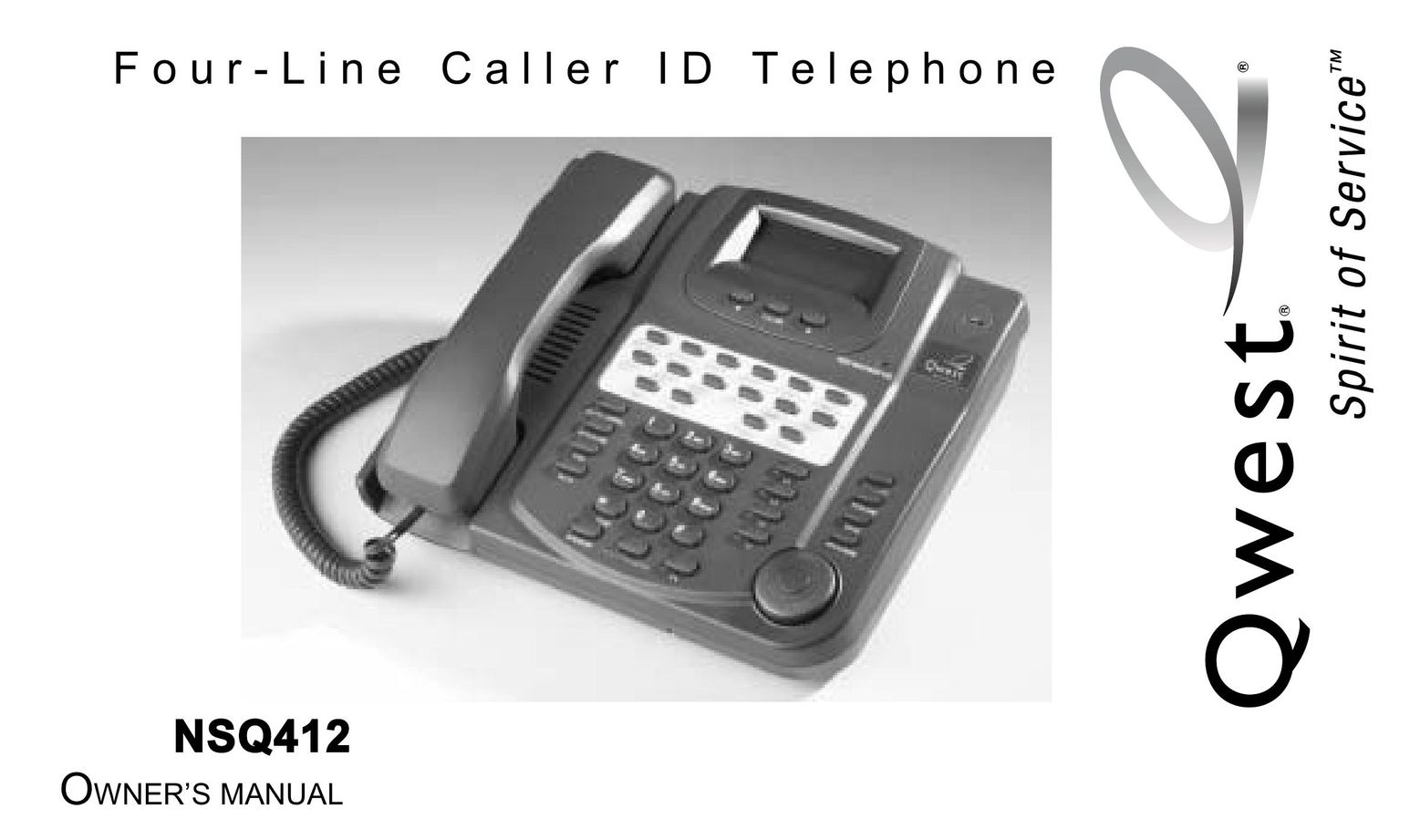 Verizon NSQ412 Telephone User Manual