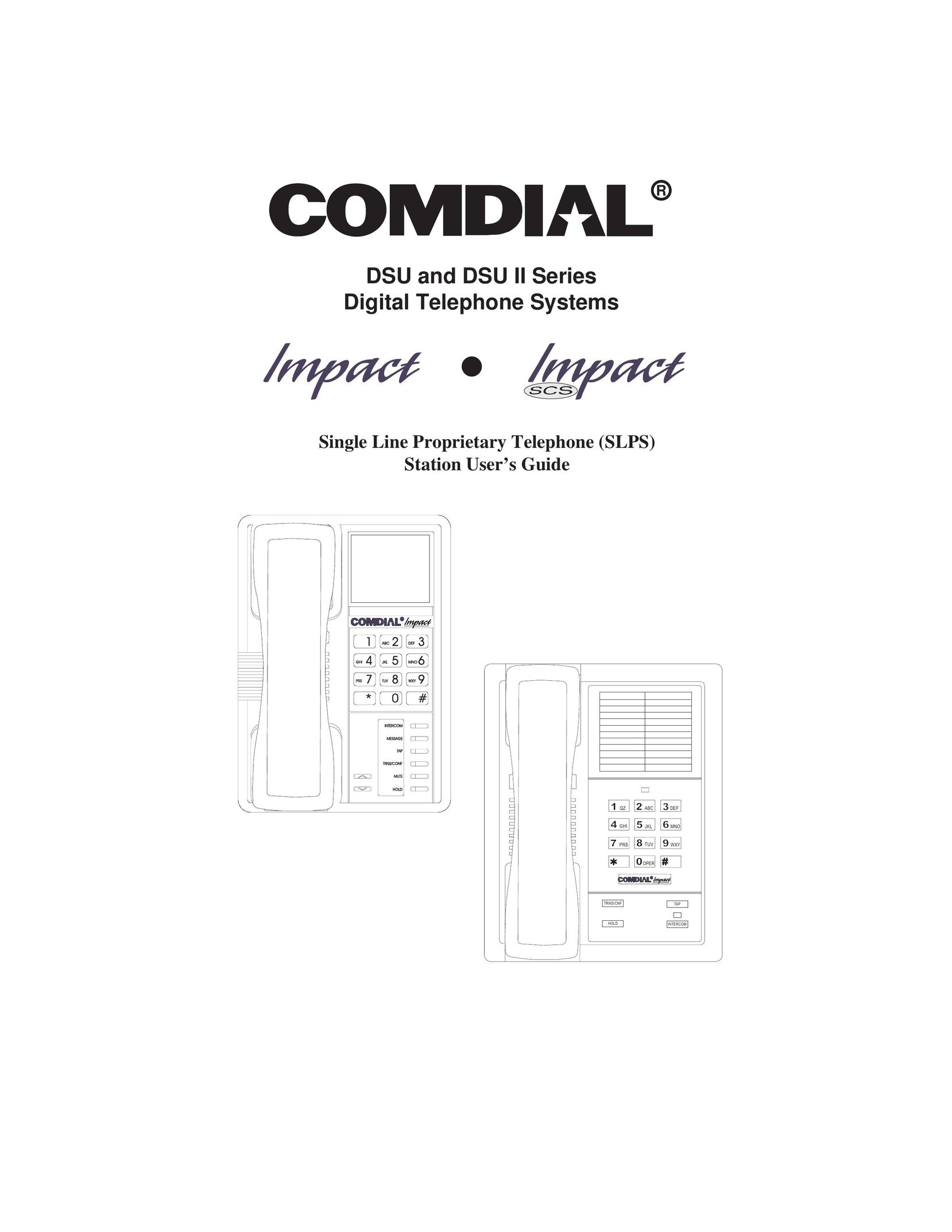 Vertical Communications DSU Telephone User Manual