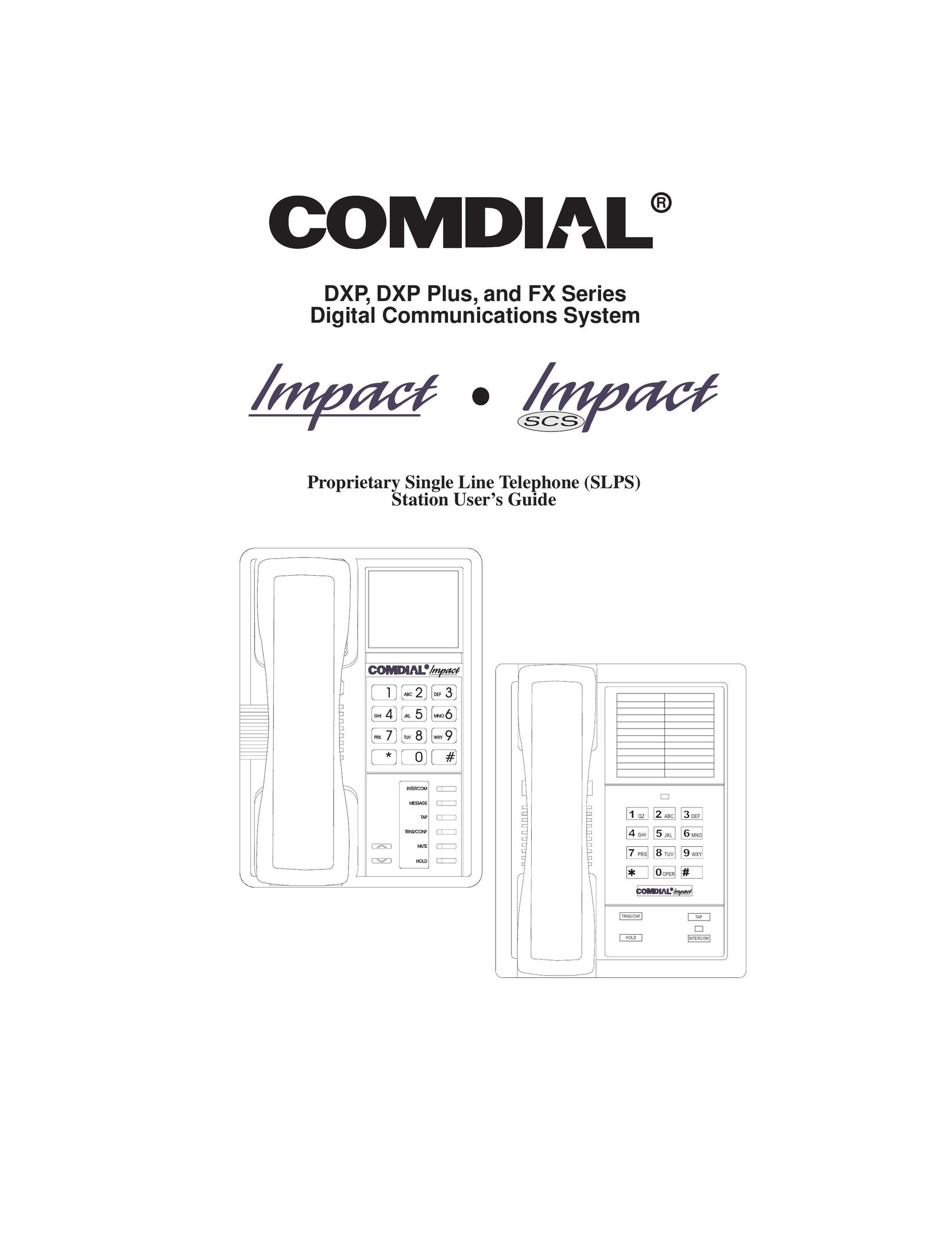 Vertical Communications DXP Plus Telephone User Manual