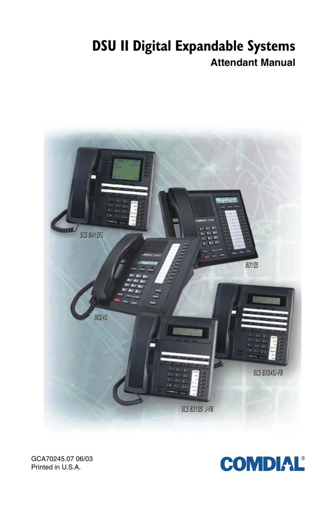 Vertical Communications SCS 8312S Telephone User Manual