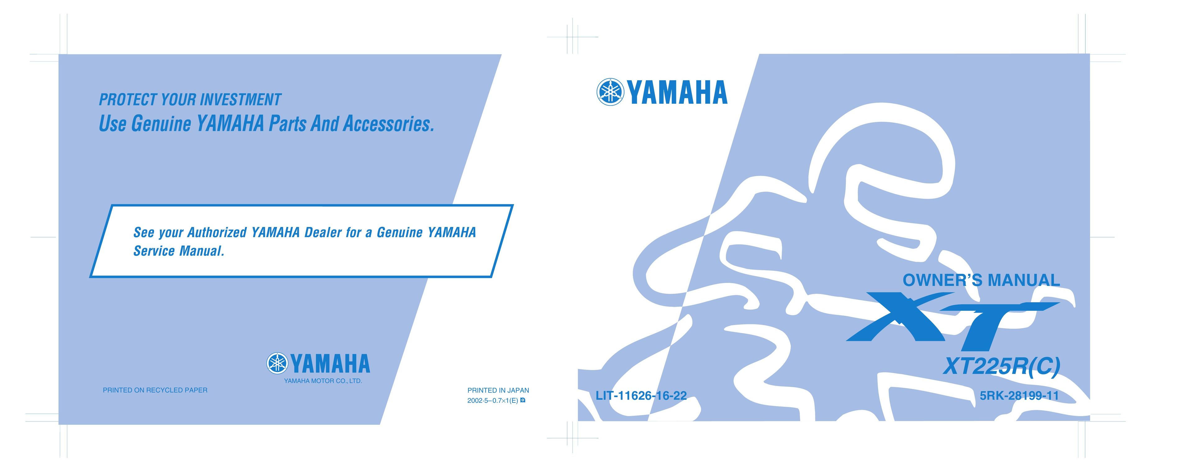 Yamaha XT225R(C) Telephone User Manual