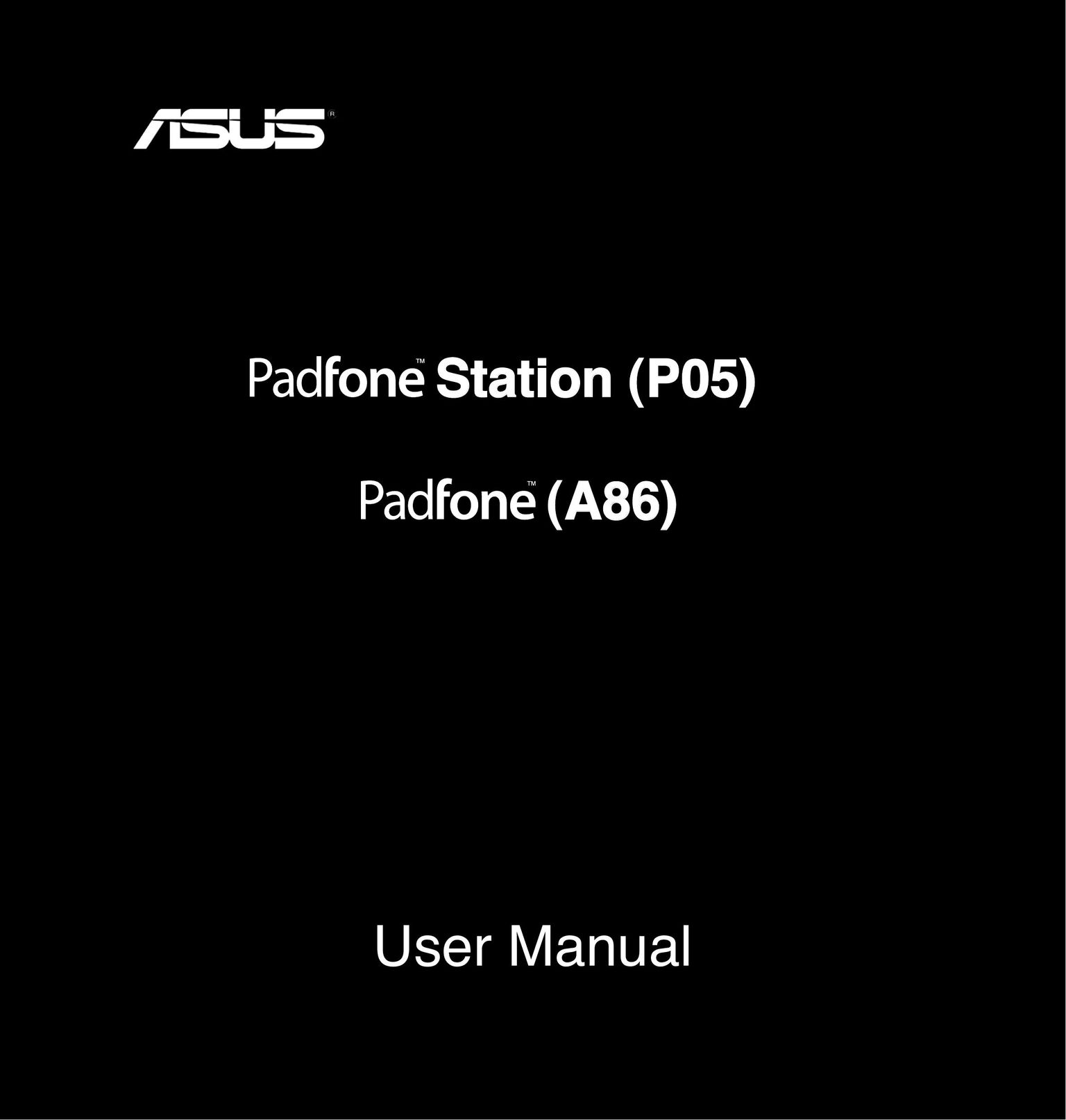Asus A86 Telephone Accessories User Manual