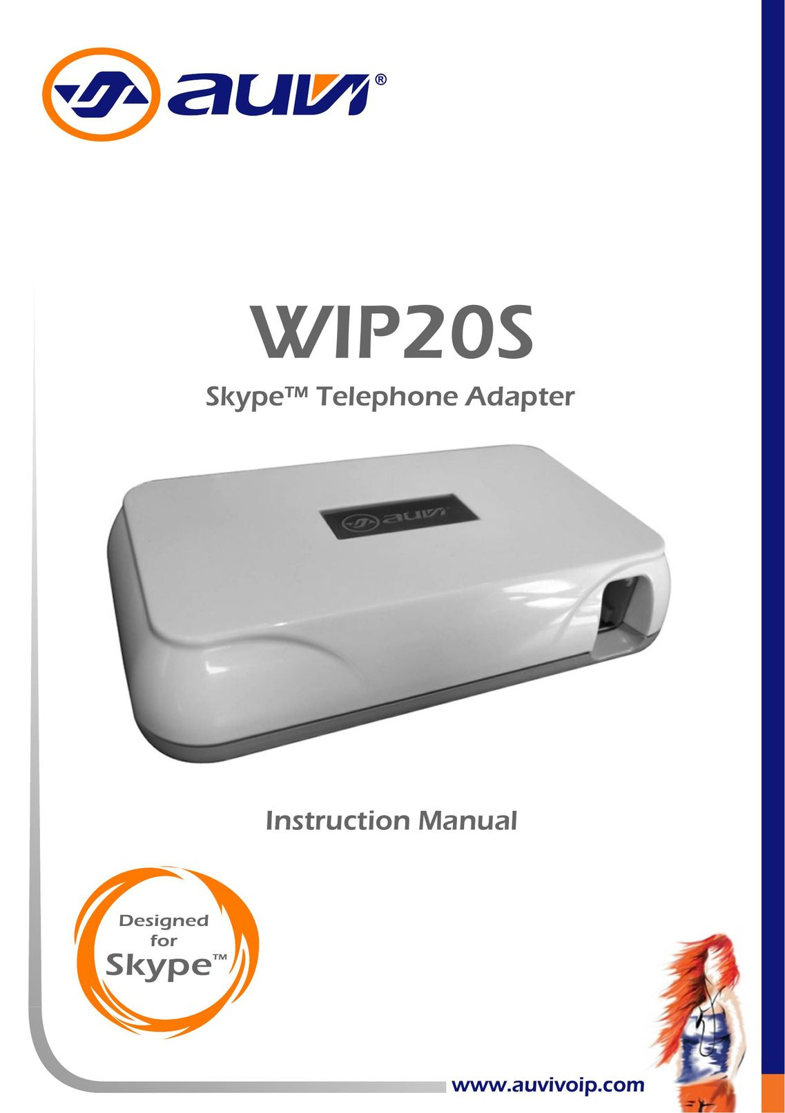 AUVI Technologies WIP20S Telephone Accessories User Manual