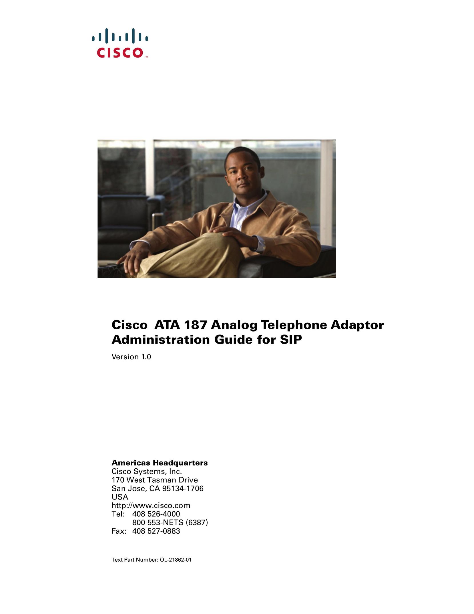 Cisco Systems ATA187I1ARF Telephone Accessories User Manual