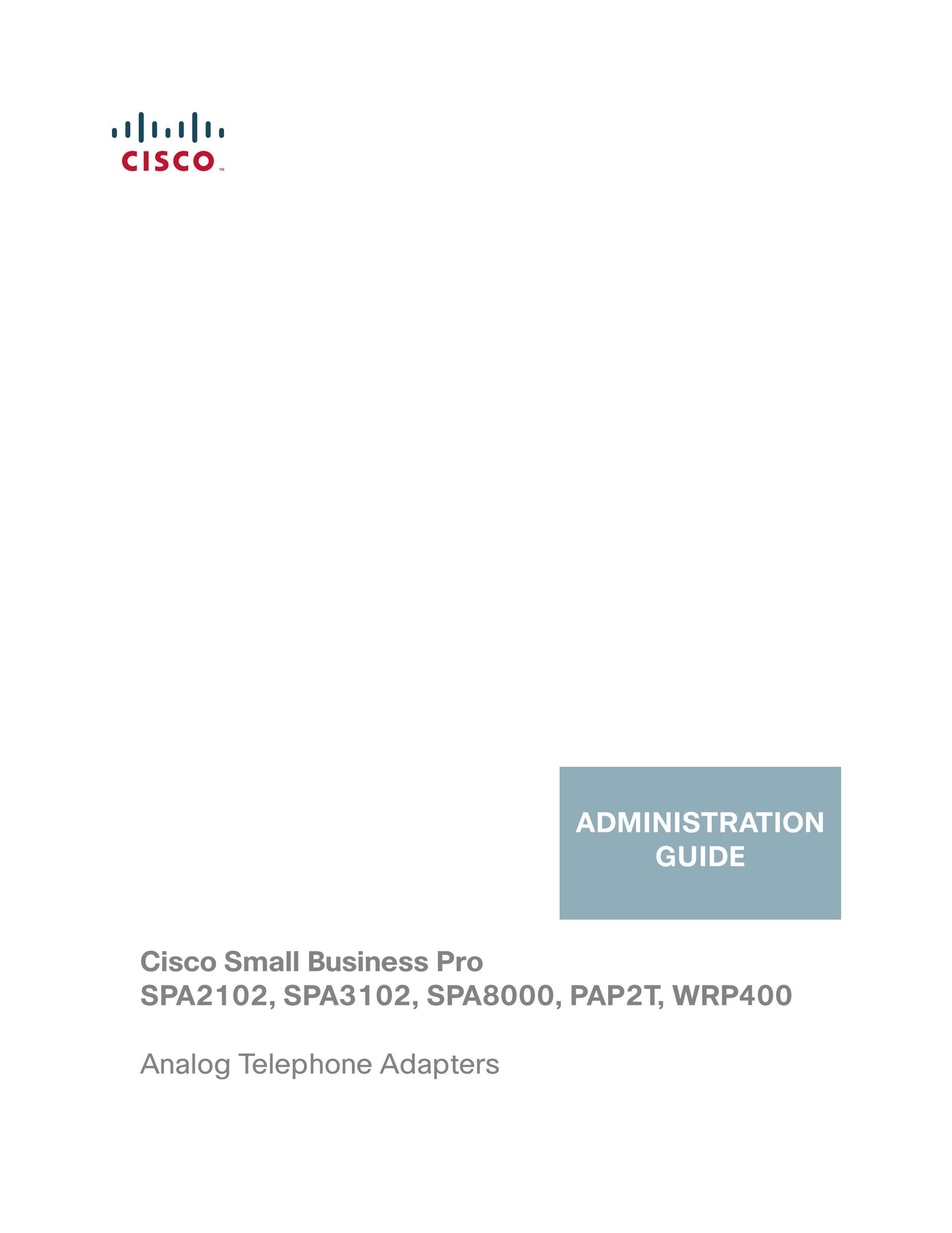 Cisco Systems SPA2102 Telephone Accessories User Manual