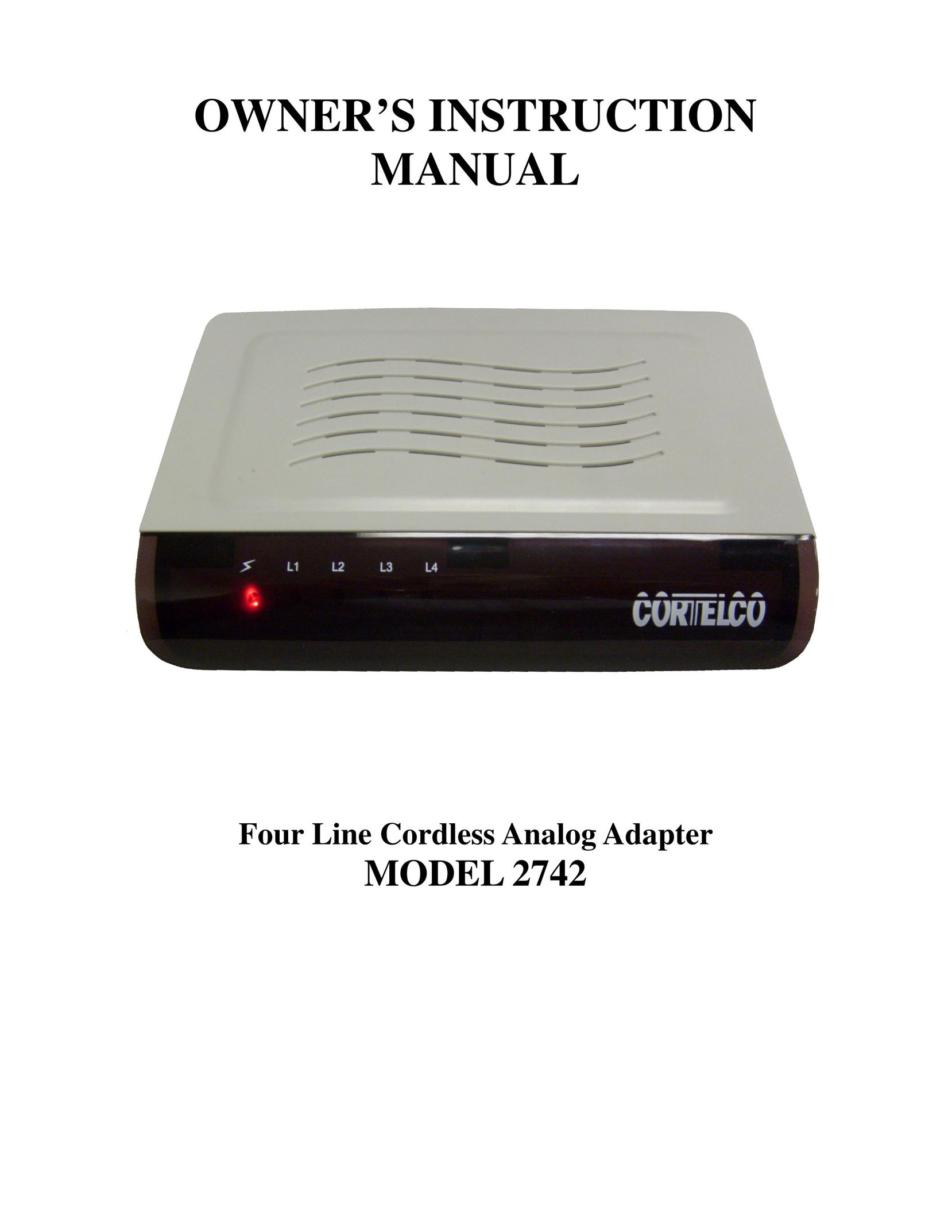 Cortelco 2742 Telephone Accessories User Manual