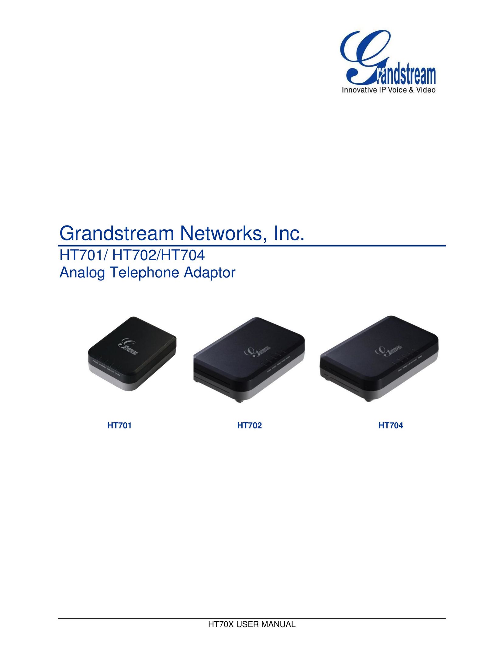 Grandstream Networks HT704 Telephone Accessories User Manual