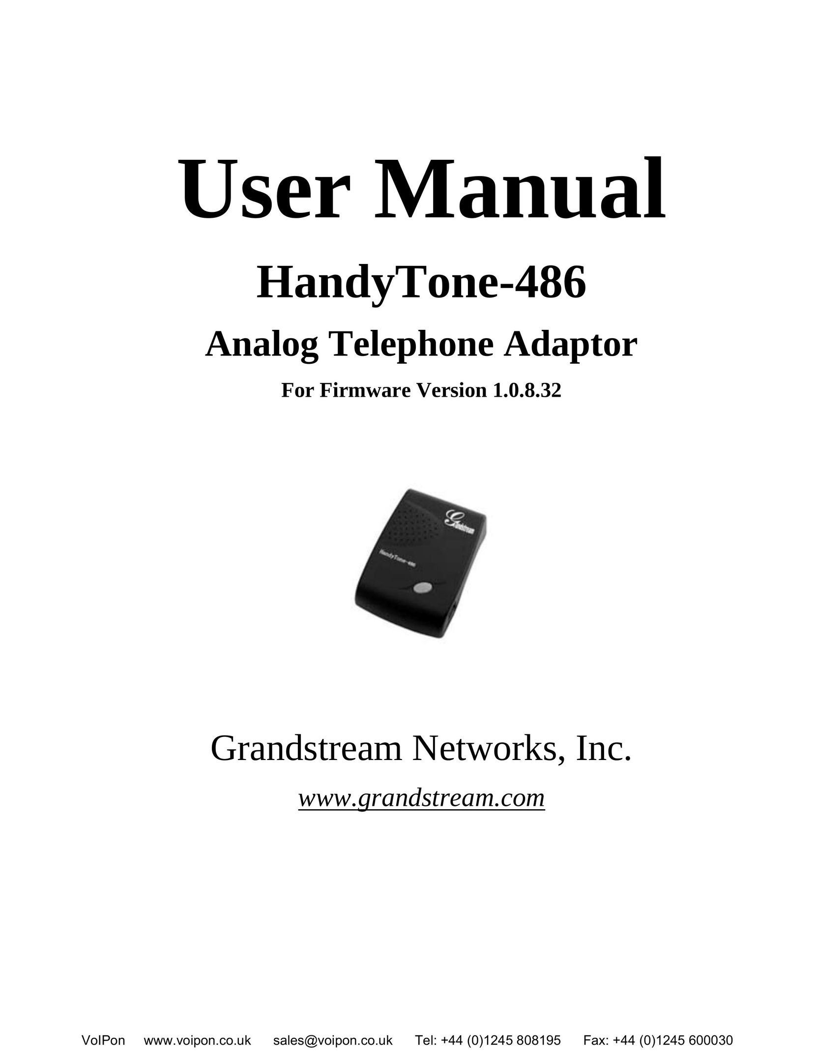 Hitachi HANDYTONE-486 Telephone Accessories User Manual