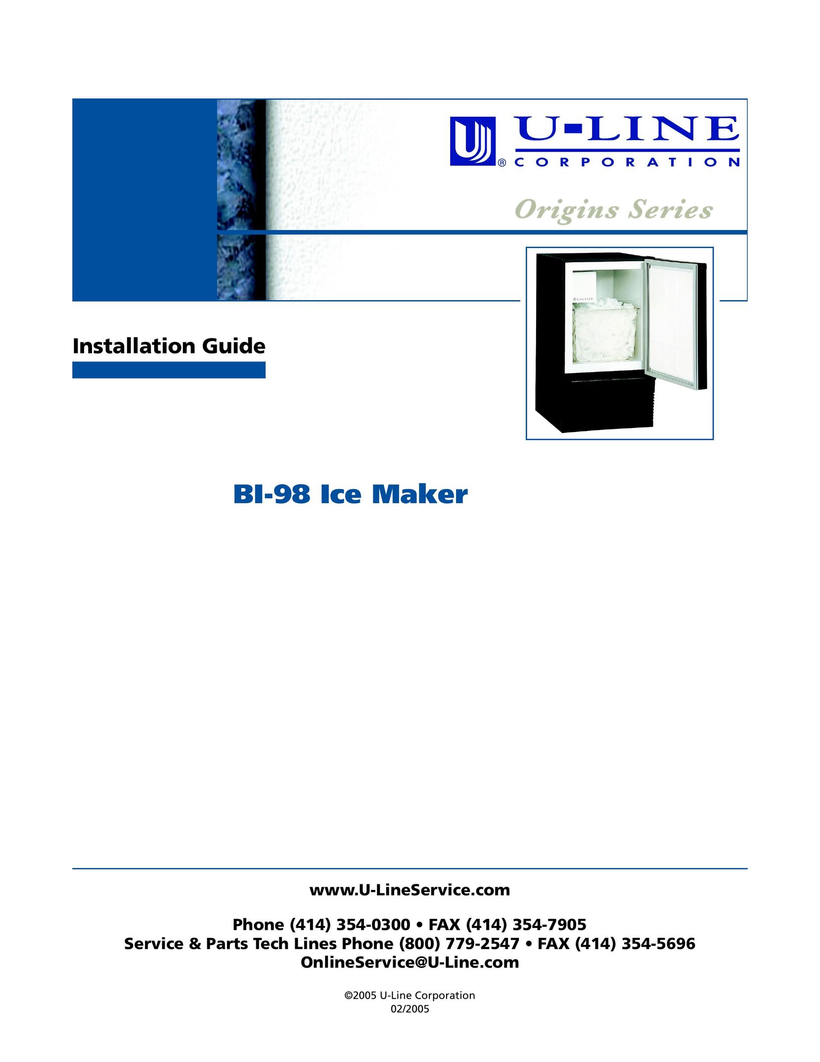 U-Line BI-98 Telephone Accessories User Manual