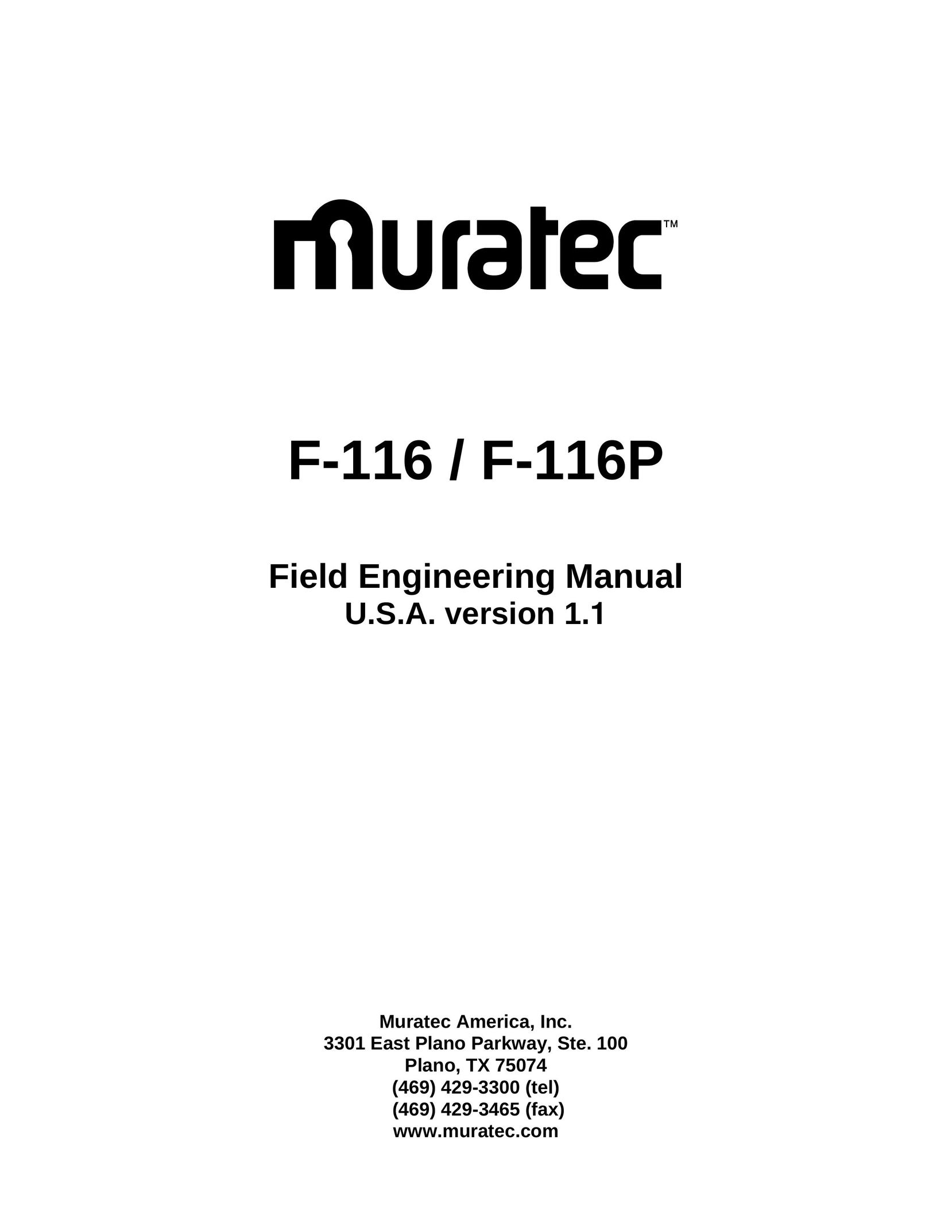 2Wire F-116 Two-Way Radio User Manual