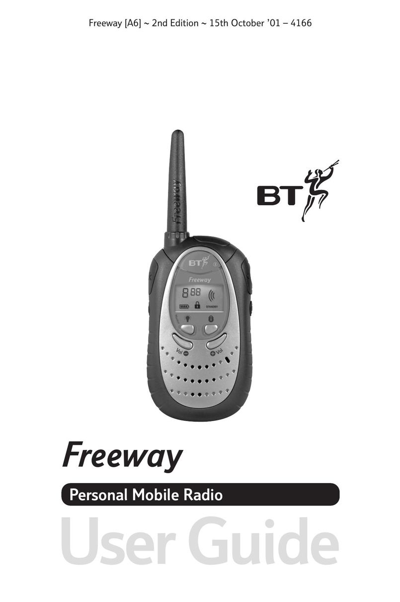 BT A6 Two-Way Radio User Manual