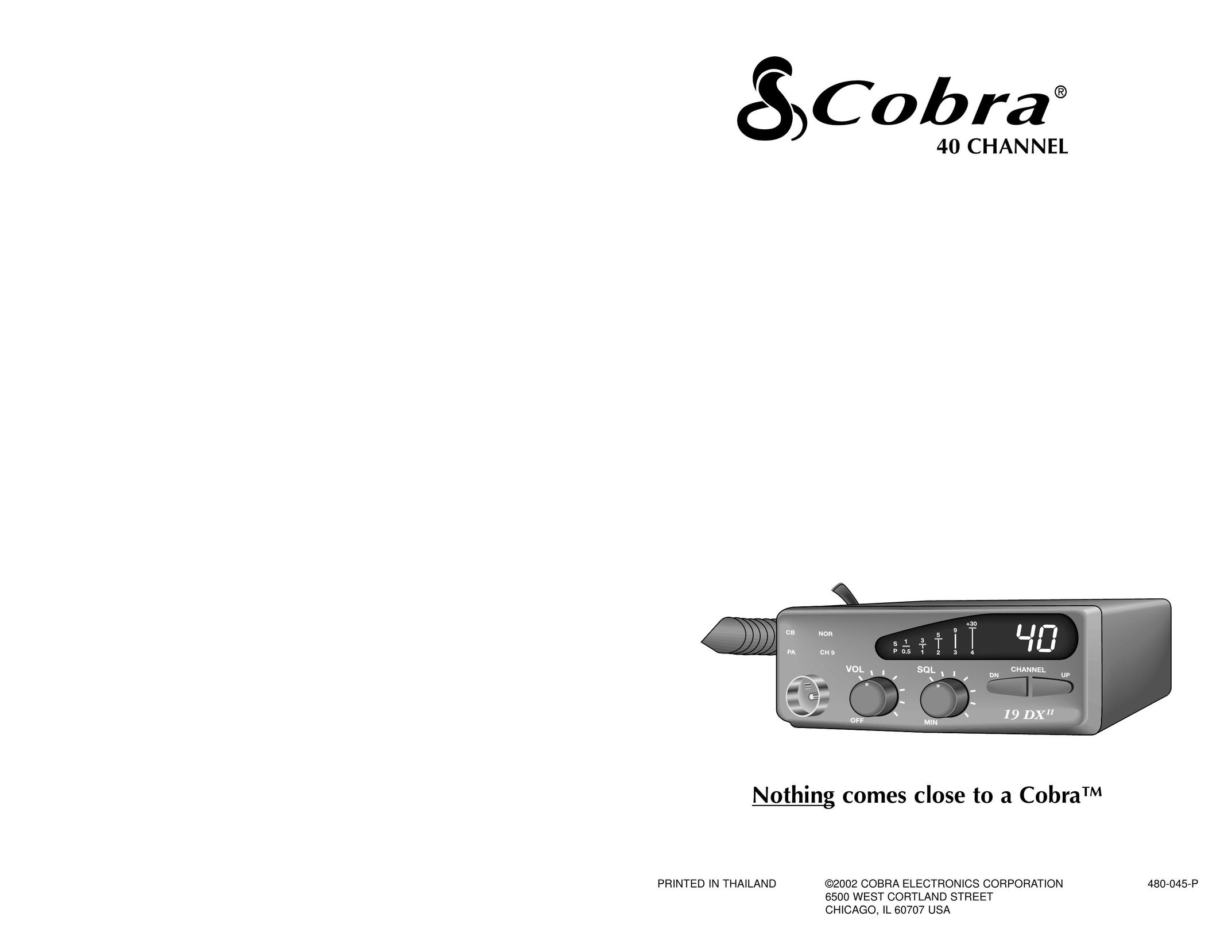 Cobra Electronics 19 DX II Two-Way Radio User Manual