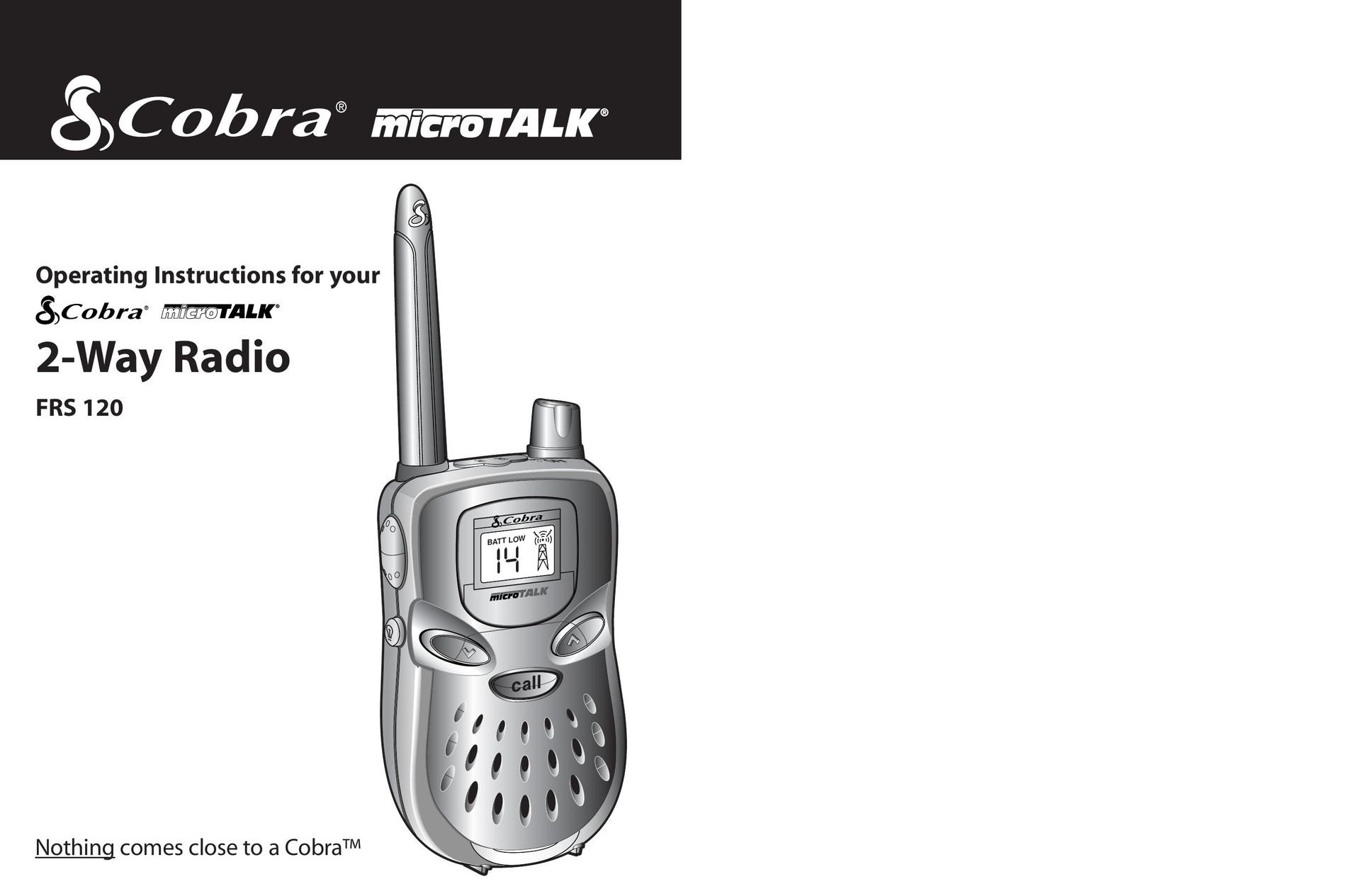 Cobra Electronics 2-Way Radio Two-Way Radio User Manual